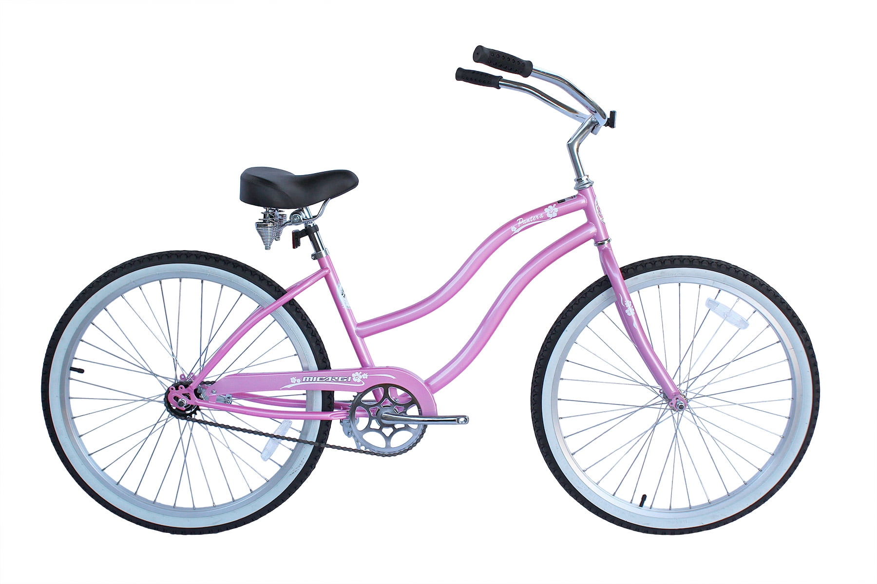 Micargi Pantera Womens Beach Cruiser Bicycle (Pink, 26 in) 1u6uf