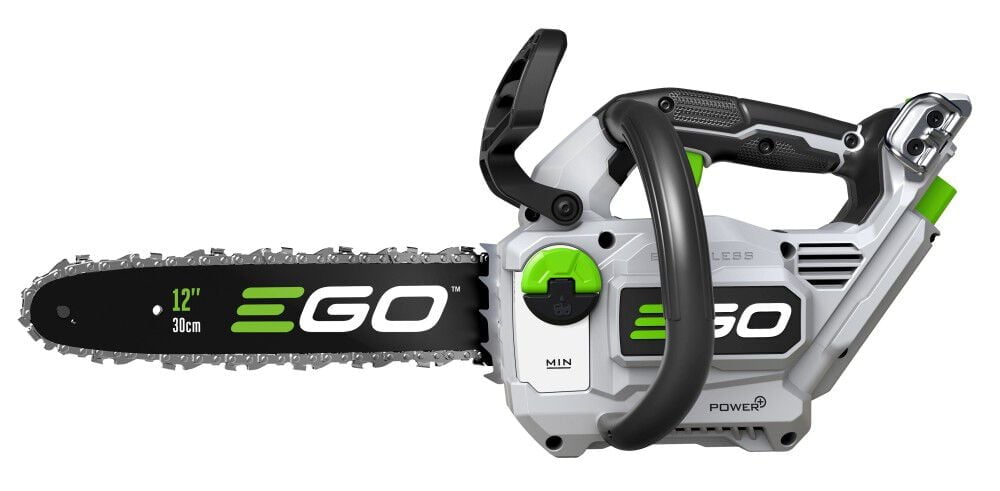 EGO Power+ 12 Inch Cordless Electric Chainsaw Kit (2.5 Ah Battery and Charger Included) 4fr63