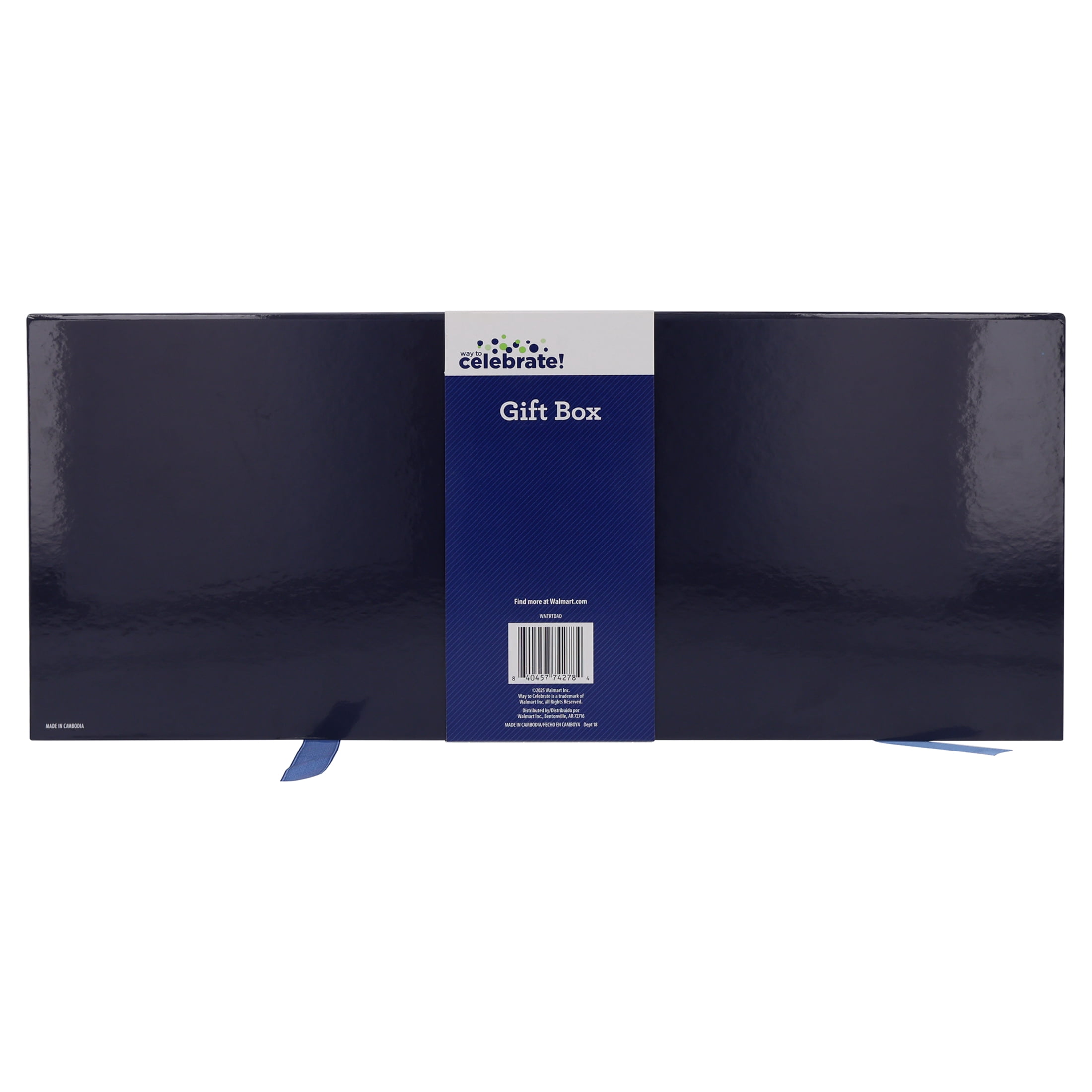 Way To Celebrate Father's Day Gift Box Set, Decorative Dad Letter Containers (Blue, 17 in) lb33l