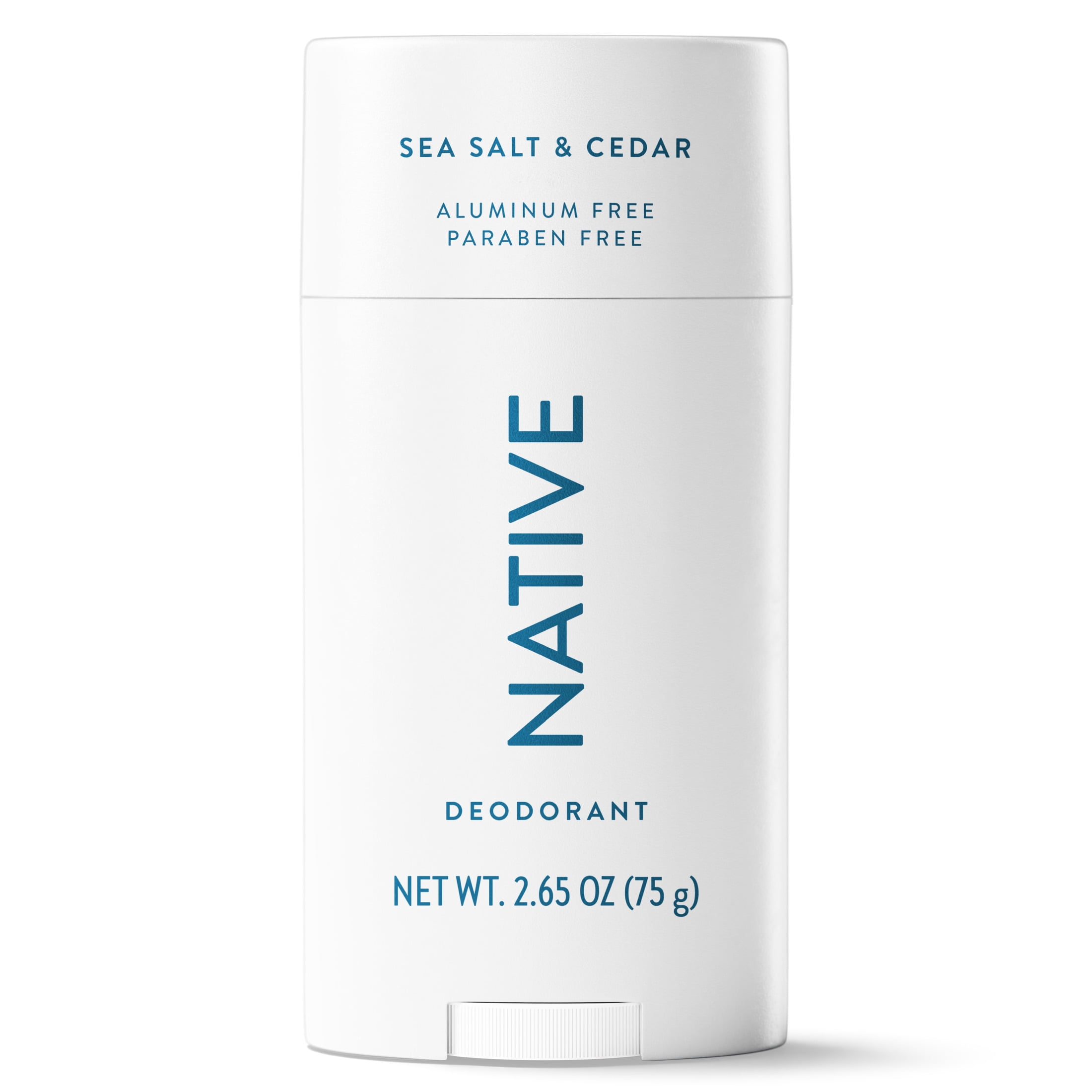 Native Deodorant Aluminum-Free Sea Salt & Cedar Long-Lasting Odor Protection (2.65 oz) qyf8m