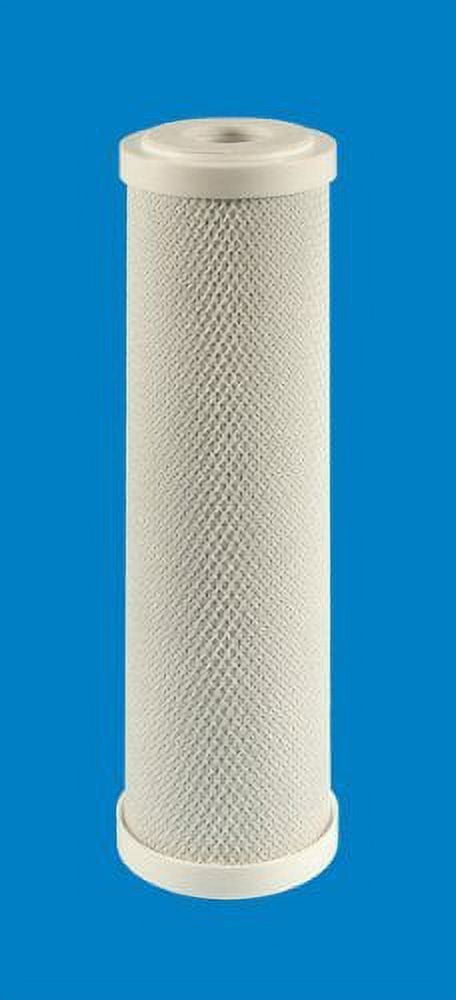 Caware 10 in x 2.5 in Carbon Block Water Filter Cartridge (10 Micron, 1 Pack) ljp3k