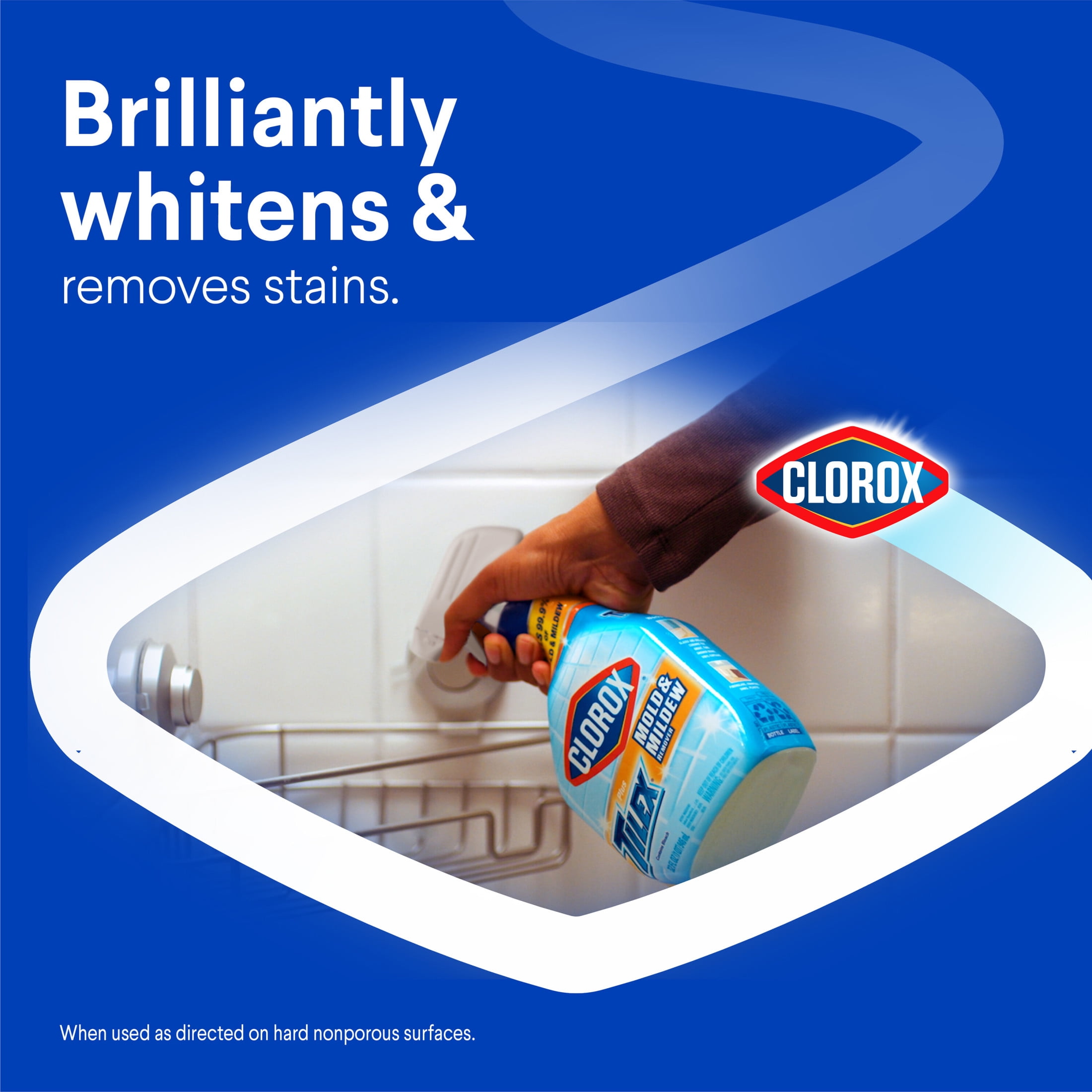 Clorox Plus Tilex Mold and Mildew Remover Spray for Bathroom and Shower (32 fl oz) d4f9h