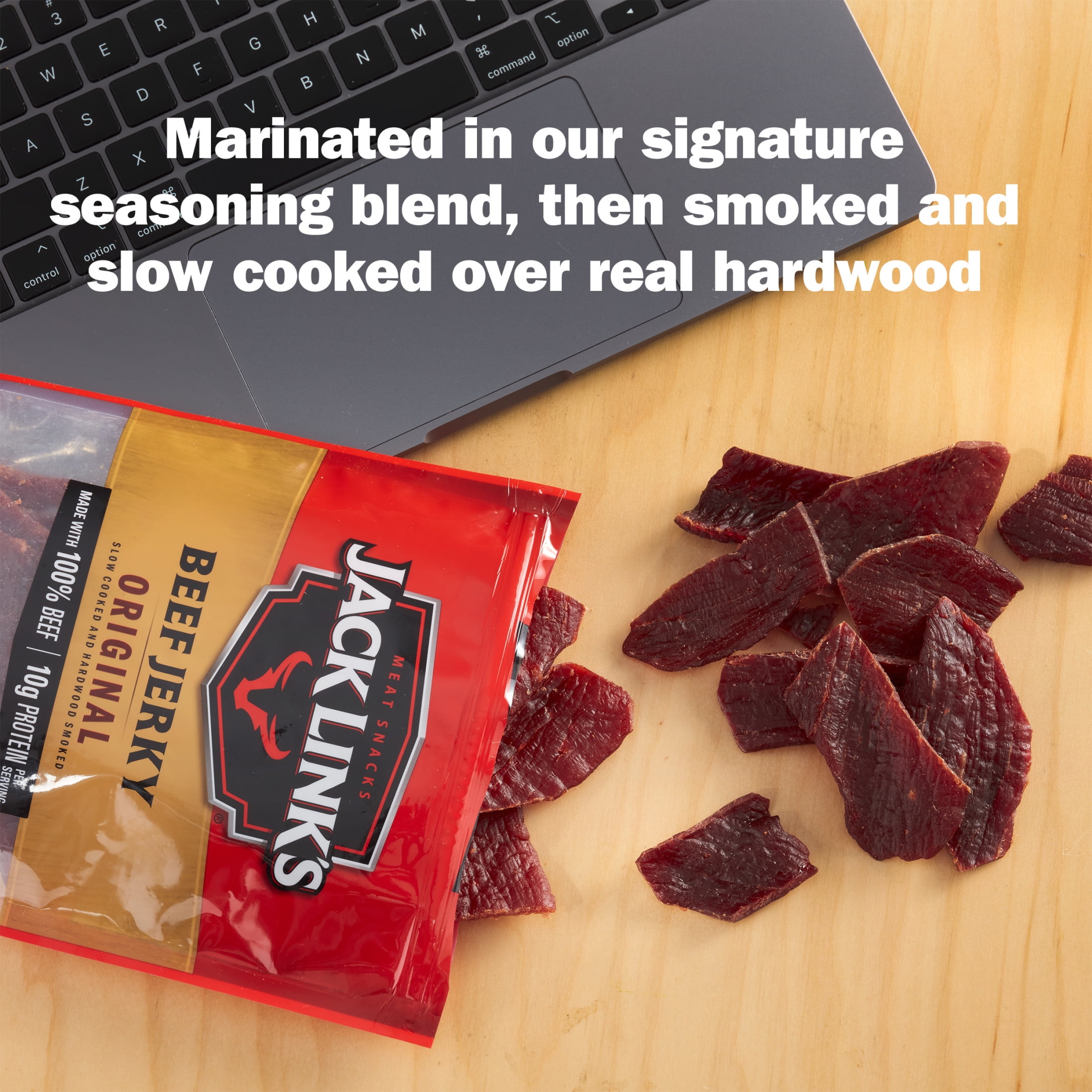 Jack Link’s Original Beef Jerky, High Protein Savory Snack (10 oz) ty74f