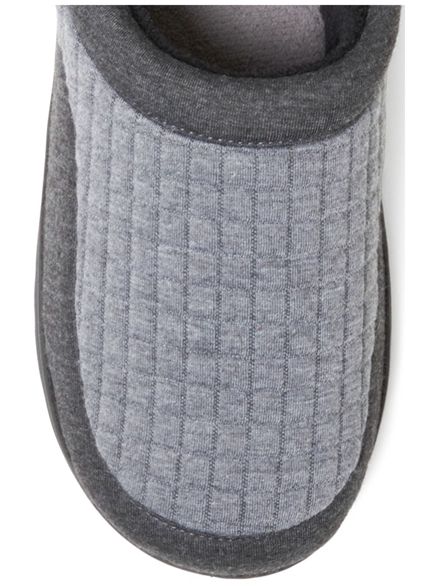 Dearfoams Cozy Comfort Men's Lounge Clog Slipper (Grey, 10 US) yc6na