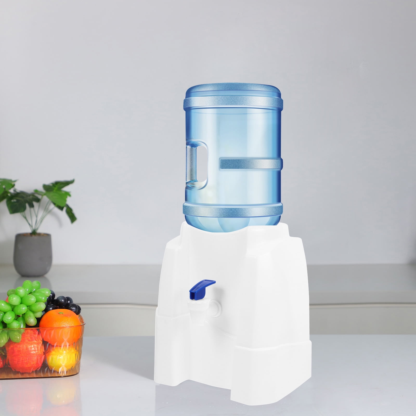 PAMINGONO Compact Countertop Water Dispenser for Home and Office (White, 1 Piece) hm3j1