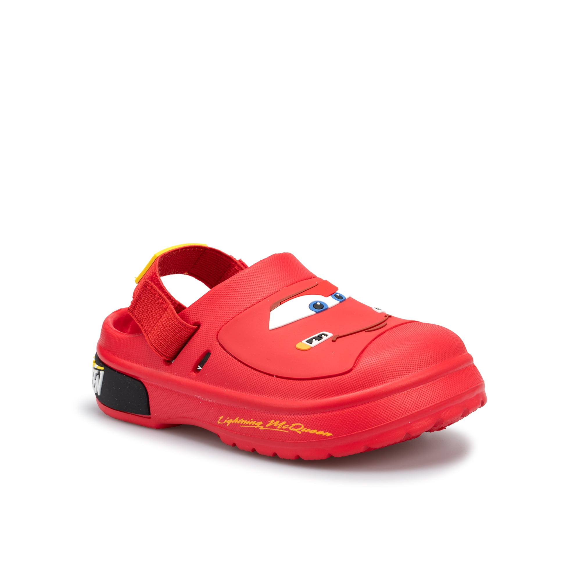 Disney Pixar Cars Toddler Boys Comfort Clog Lightweight Slip-on Shoes (Red, 8 Toddler) v3sb3