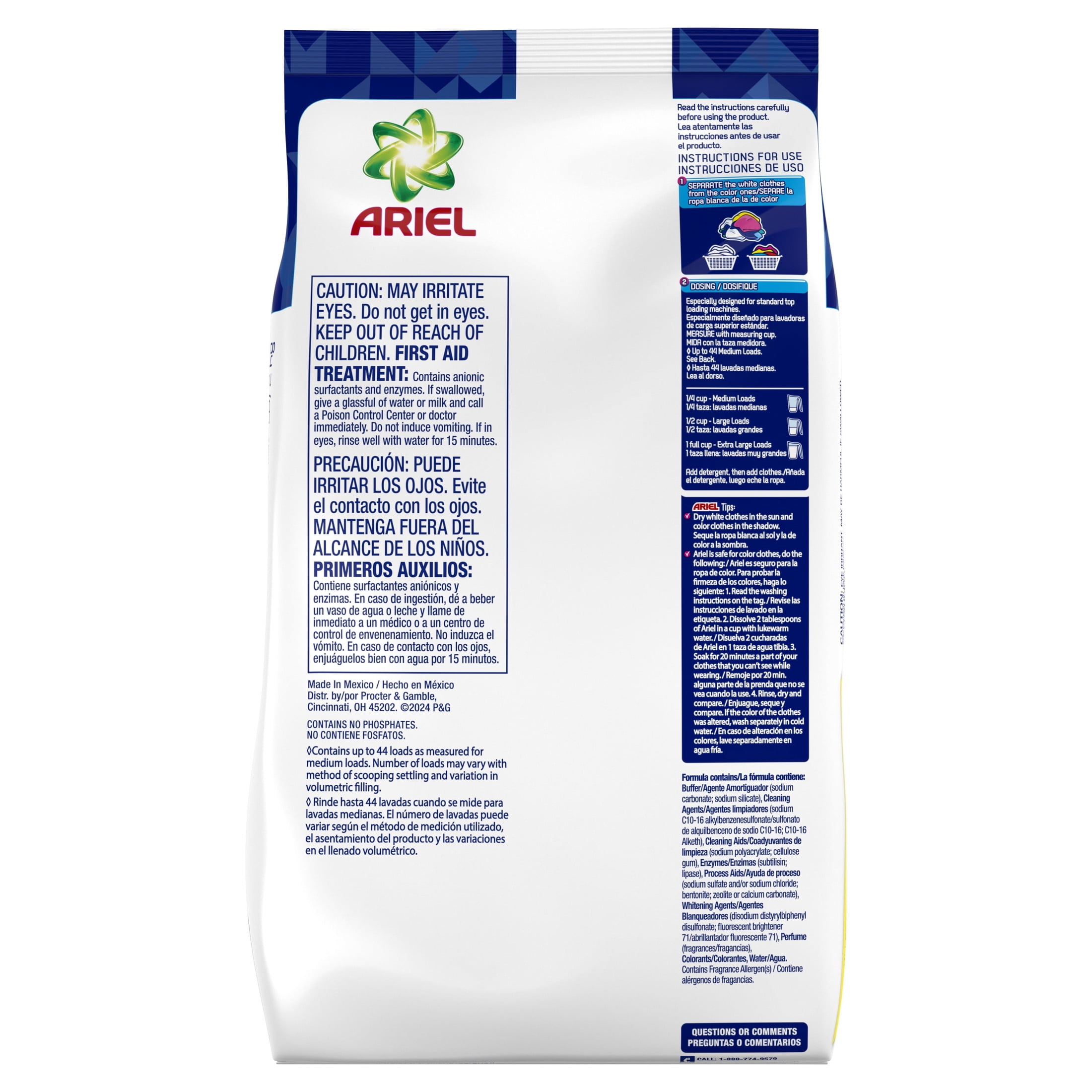 Ariel Laundry Detergent Powder, Original Scent, Deep Cleaning Formula (70 oz) 5gae4