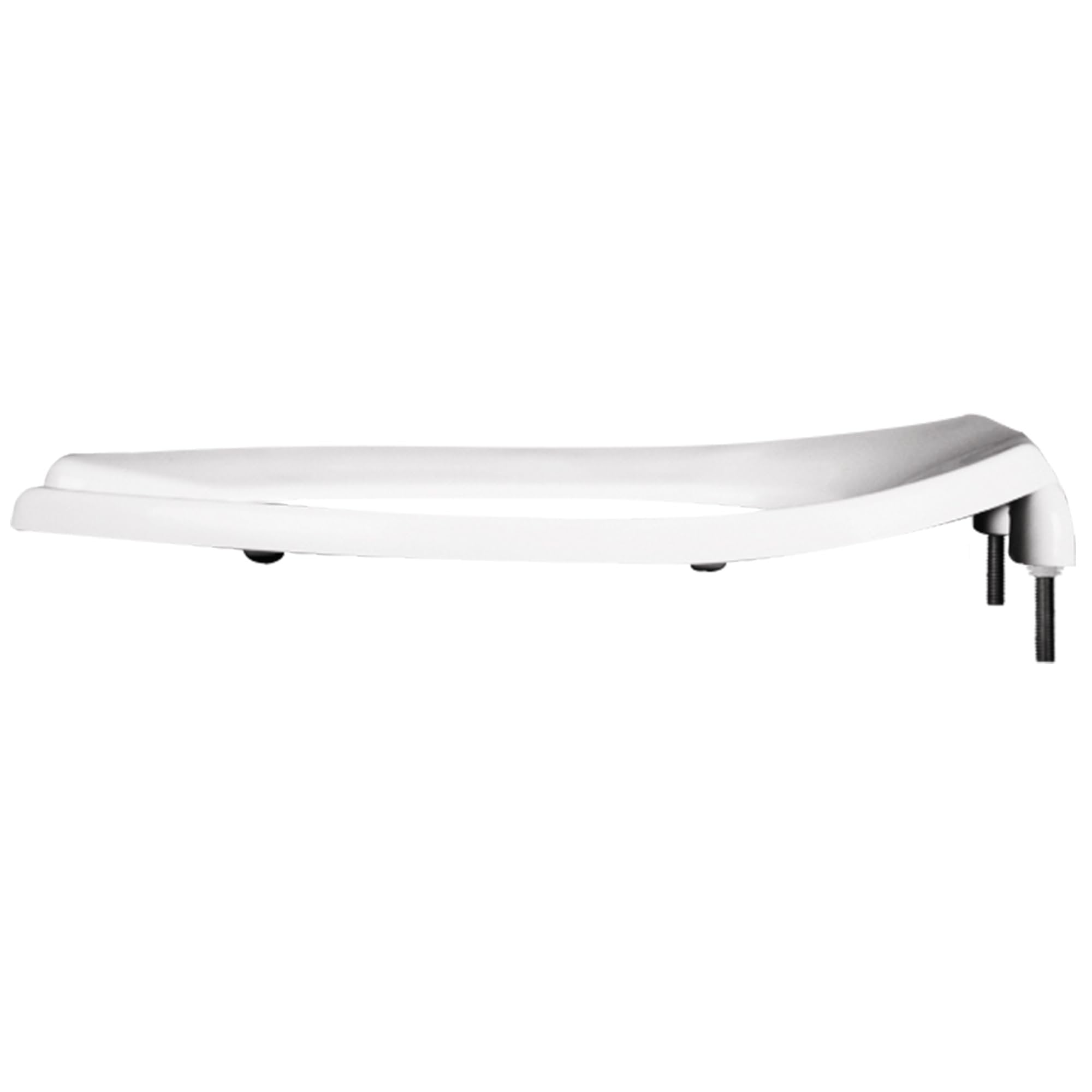 Church 295SSCT Commercial Elongated Toilet Seat, Heavy-Duty Plastic with STA-TITE Fastening System (White, Elongated) 1mqsy