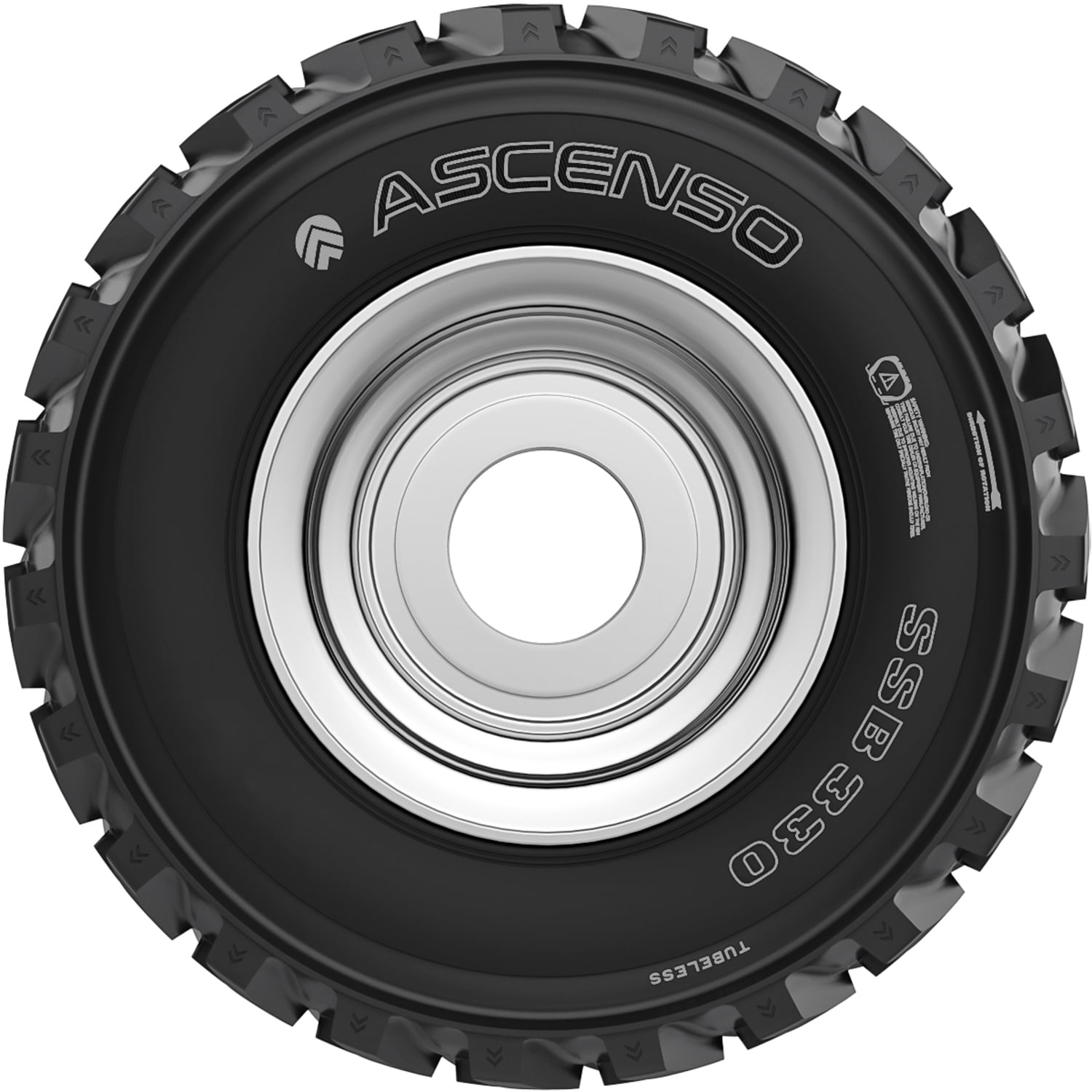 Ascenso SSB 331 Industrial Tire (12-16.5, 12 Ply) vzk0o