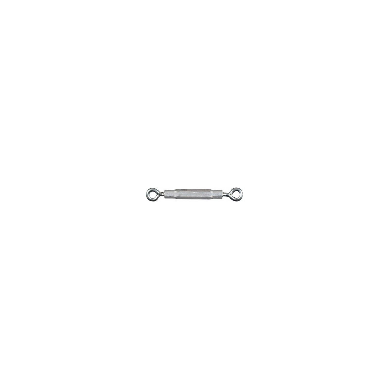 National Hardware Eye to Eye Turnbuckle, Zinc Plated Steel, Heavy-Duty Cable Tensioner (3/8 in x 10-1/2 in) 6m2hh