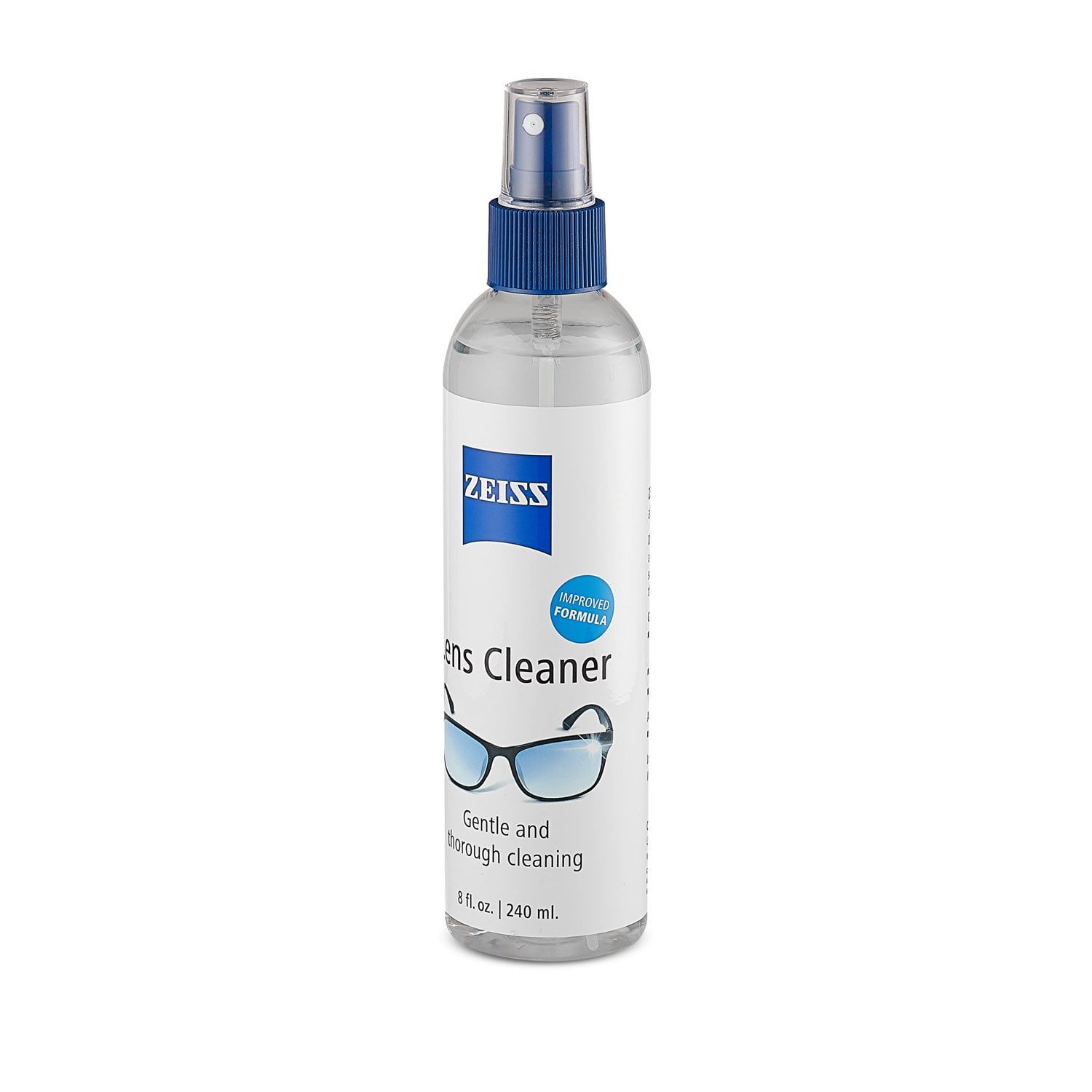 ZEISS Lens Cleaner Spray for Eyeglasses and Optical Lenses (Clear, 8 fl oz) 171sq