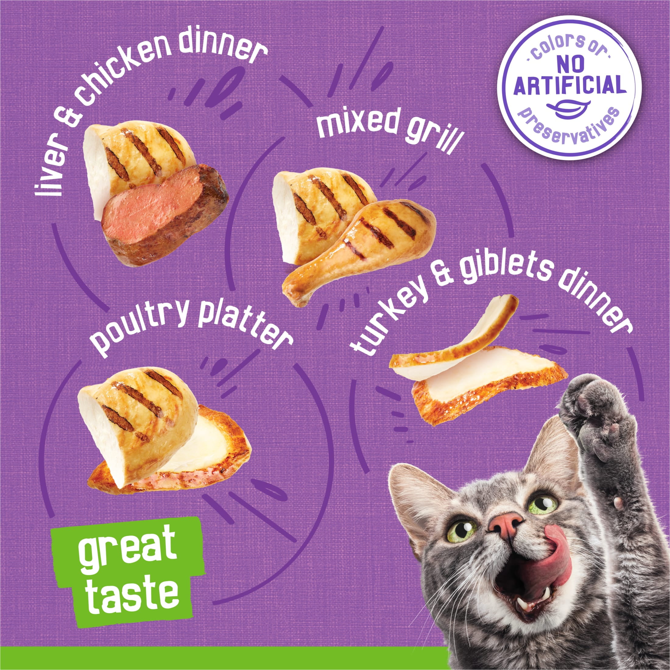 Friskies Pate Wet Cat Food, Soft Poultry Variety Pack, Complete Nutrition (2 Pack, 5.5 oz) mg074