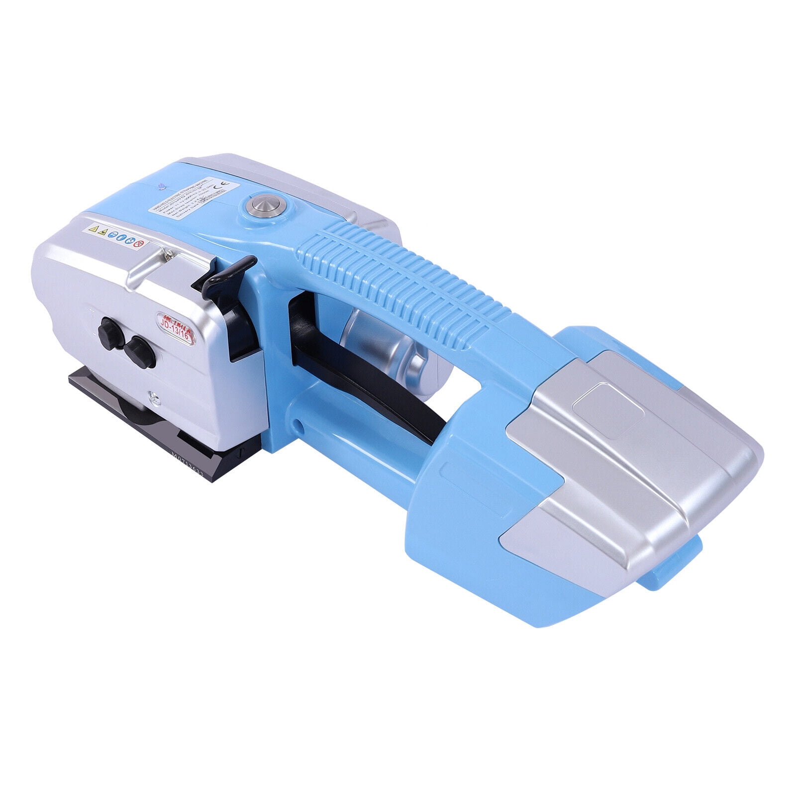 DENSET Automatic Strapping Machine Battery Operated Banding Tool for 0.5-0.625 in PP PET Straps (Blue) yqv1z