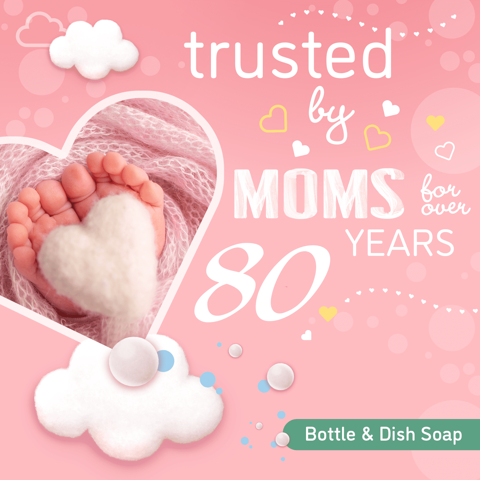 Dreft Plant-Based Liquid Dish Soap for Baby Essentials (Fragrance Free, 18 fl oz) yno6m