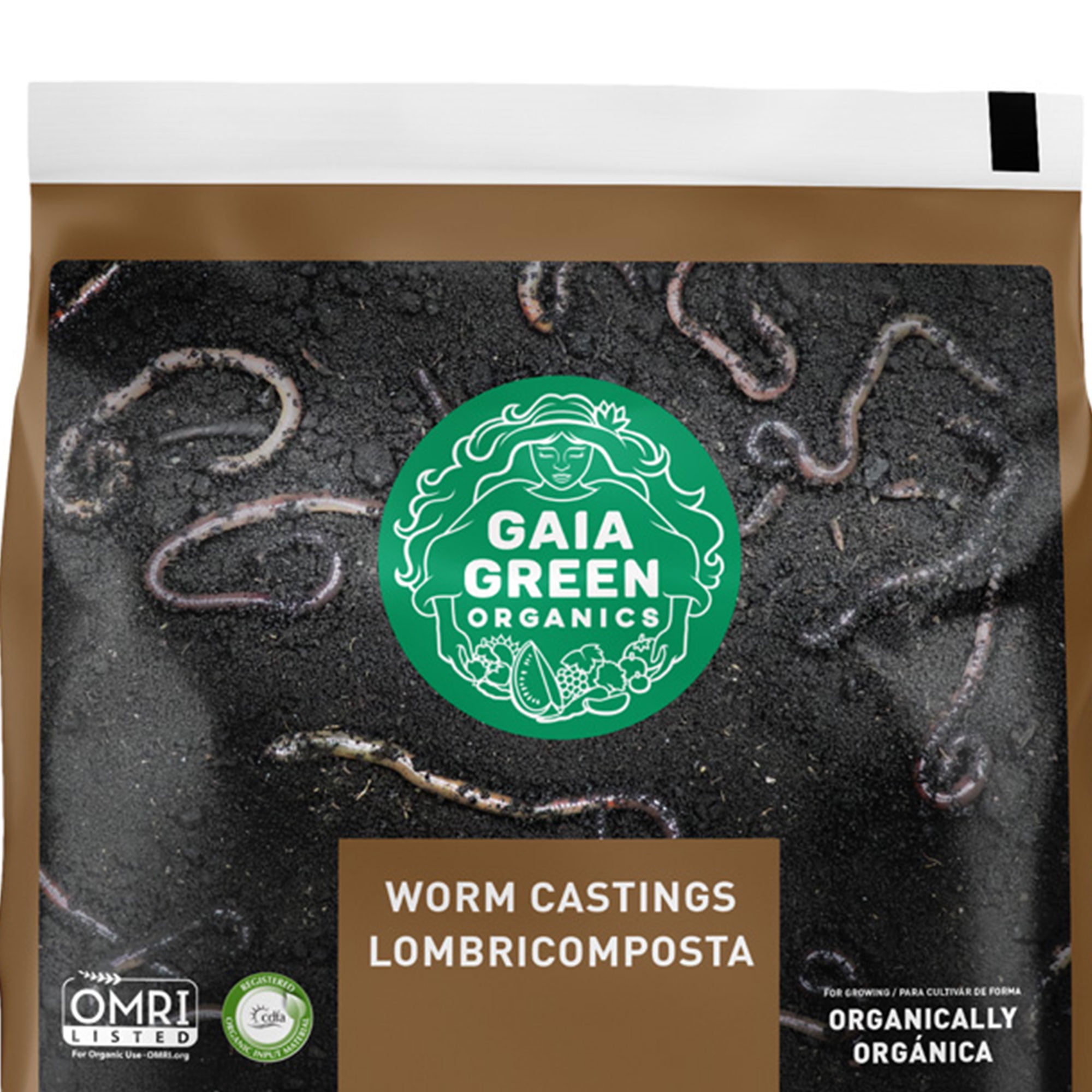 Gaia Green All-Purpose Worm Castings Organic Soil Amendment (Green, 7.93 gal) 5lqhy