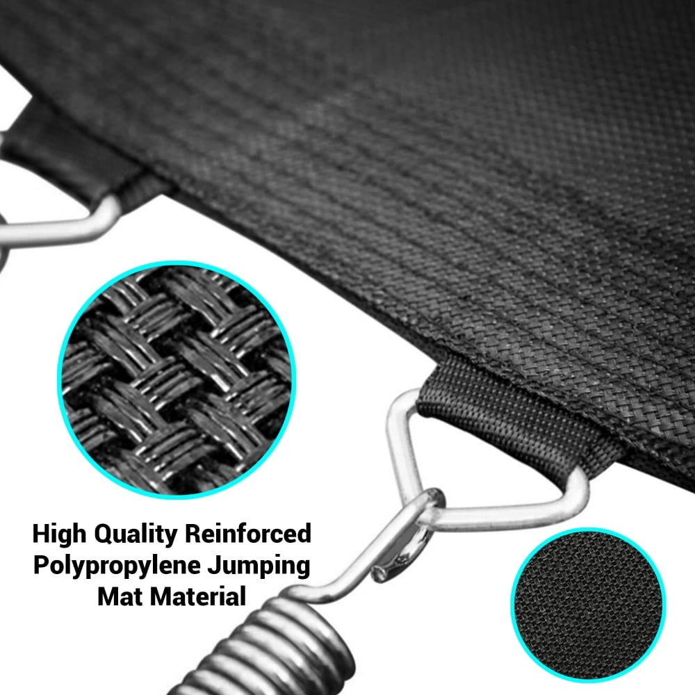 SereneLife Outdoor Backyard Trampoline with Safety Net Enclosure (Blue, 10 ft.) lvkqs