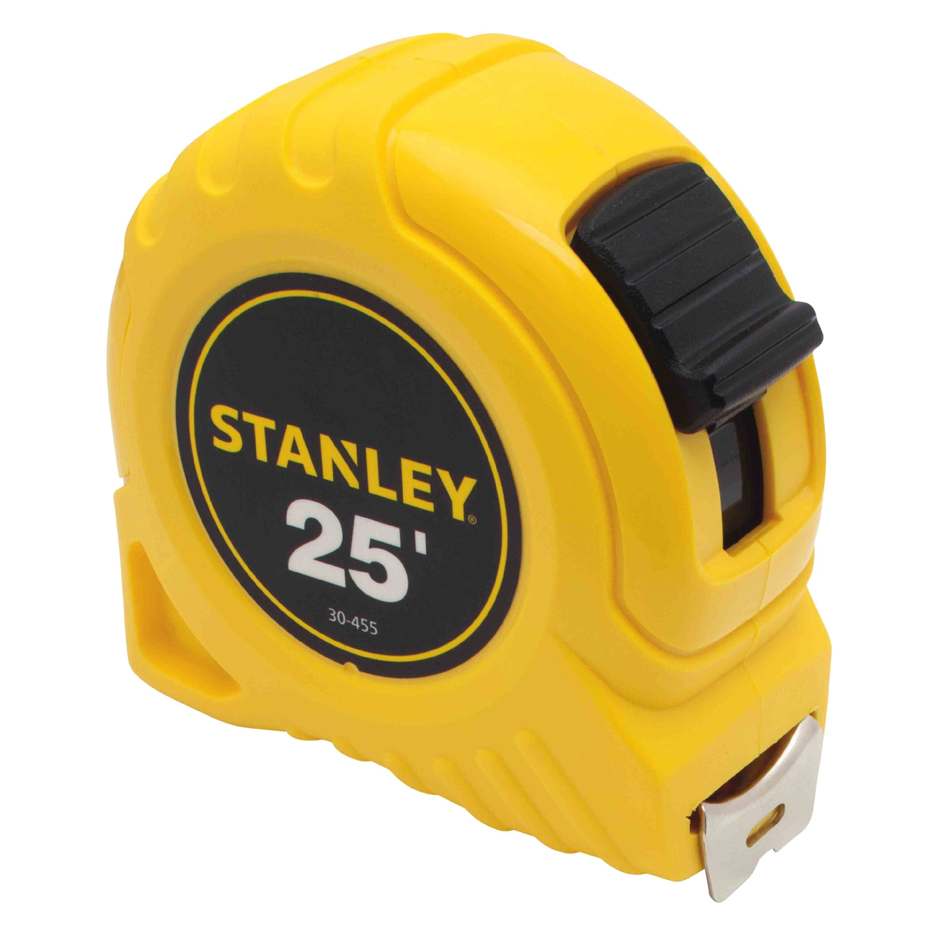 Bostitch Power Return Tape Measure, Heavy-Duty Impact Resistant Case, Professional Grade (Yellow, 1 in x 25 ft) 4jiqe