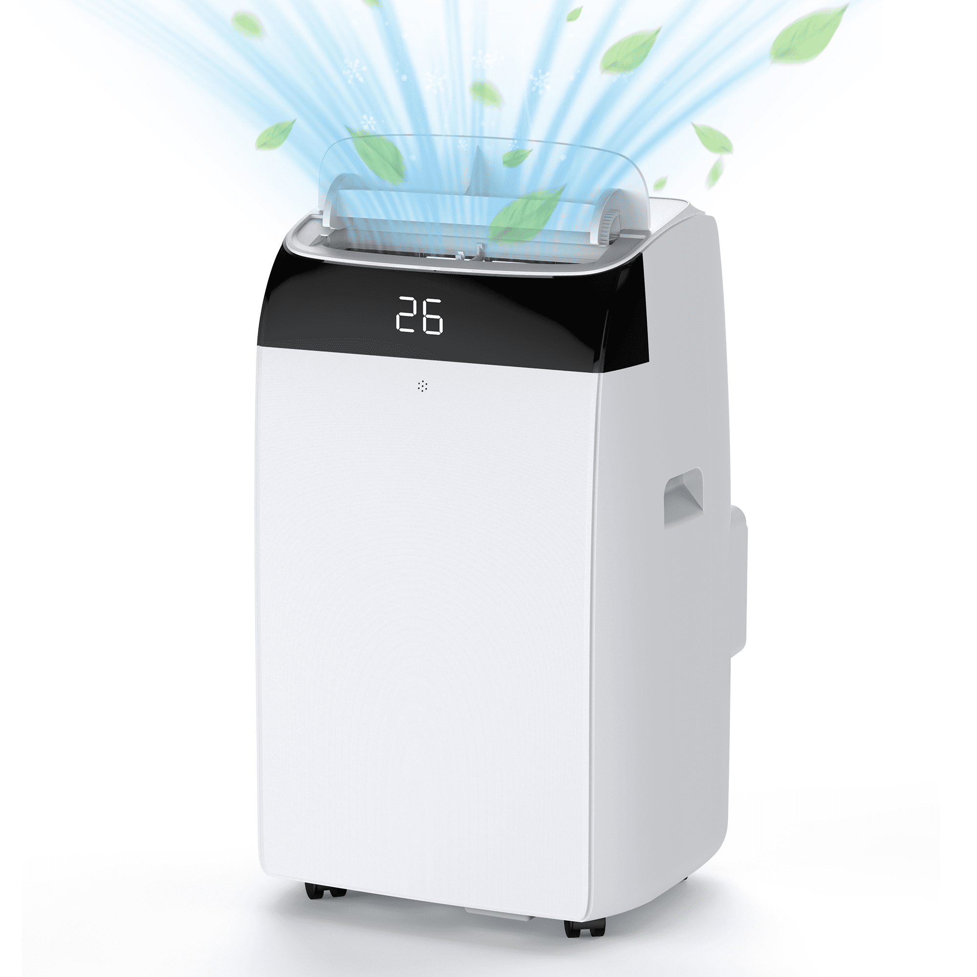 GOGRANT 12000 BTU Portable Air Conditioner, 3-in-1 Cooling Dehumidifier and Fan for Rooms up to 550 sq ft (White) o96uh