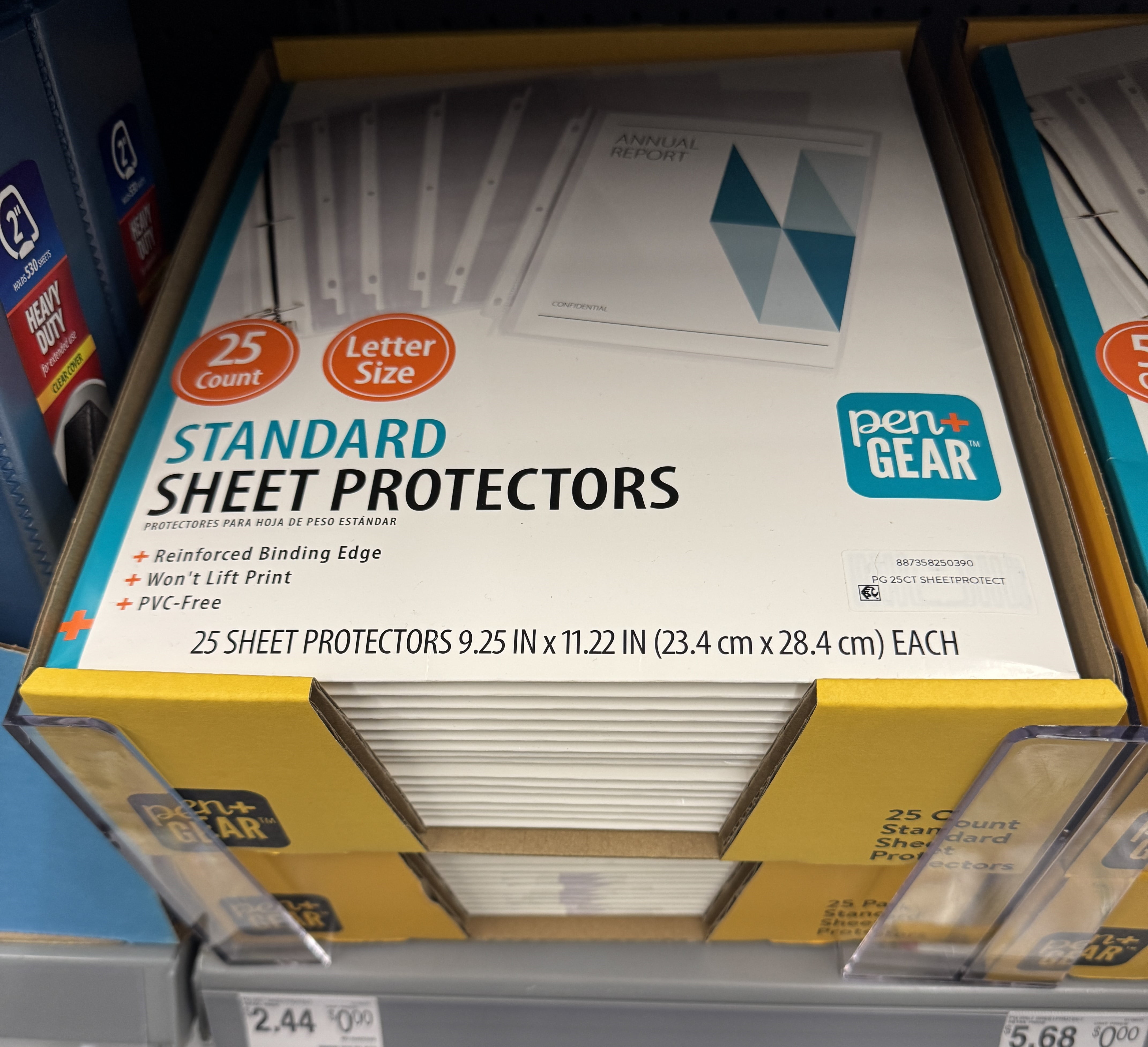 Pen+Gear Standard Sheet Protectors, Durable Clear Document Sleeves (Clear, 25 Count) jes6r - Image 7