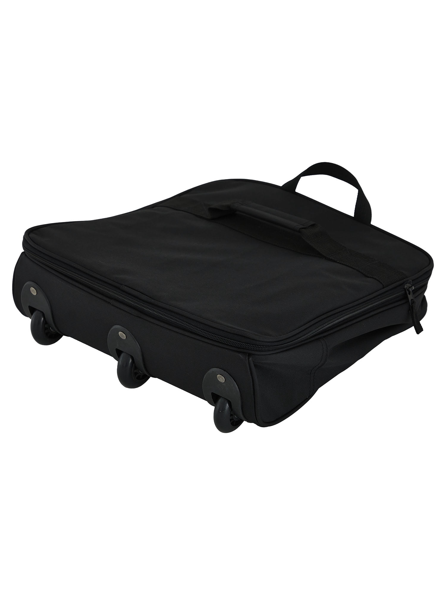 Wrangler Jumbo Collapsible 3-Wheel Rolling Locker Duffel (Black, 36 in) v1d3u - Image 7