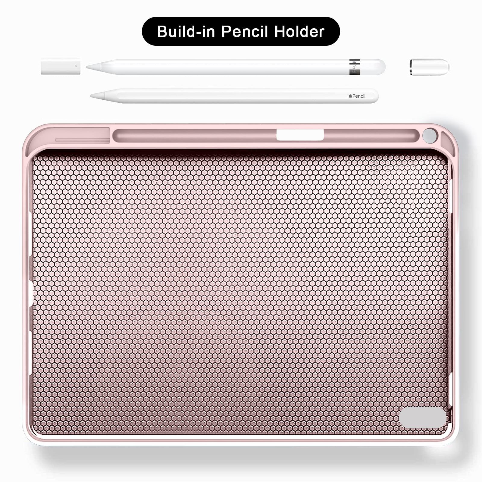 Aoub Keyboard Case for iPad 11th Gen 2025 & 10th Gen 2022, Detachable Wireless Bluetooth Cover with Pencil Holder (Pink, 11 in) 6k00y