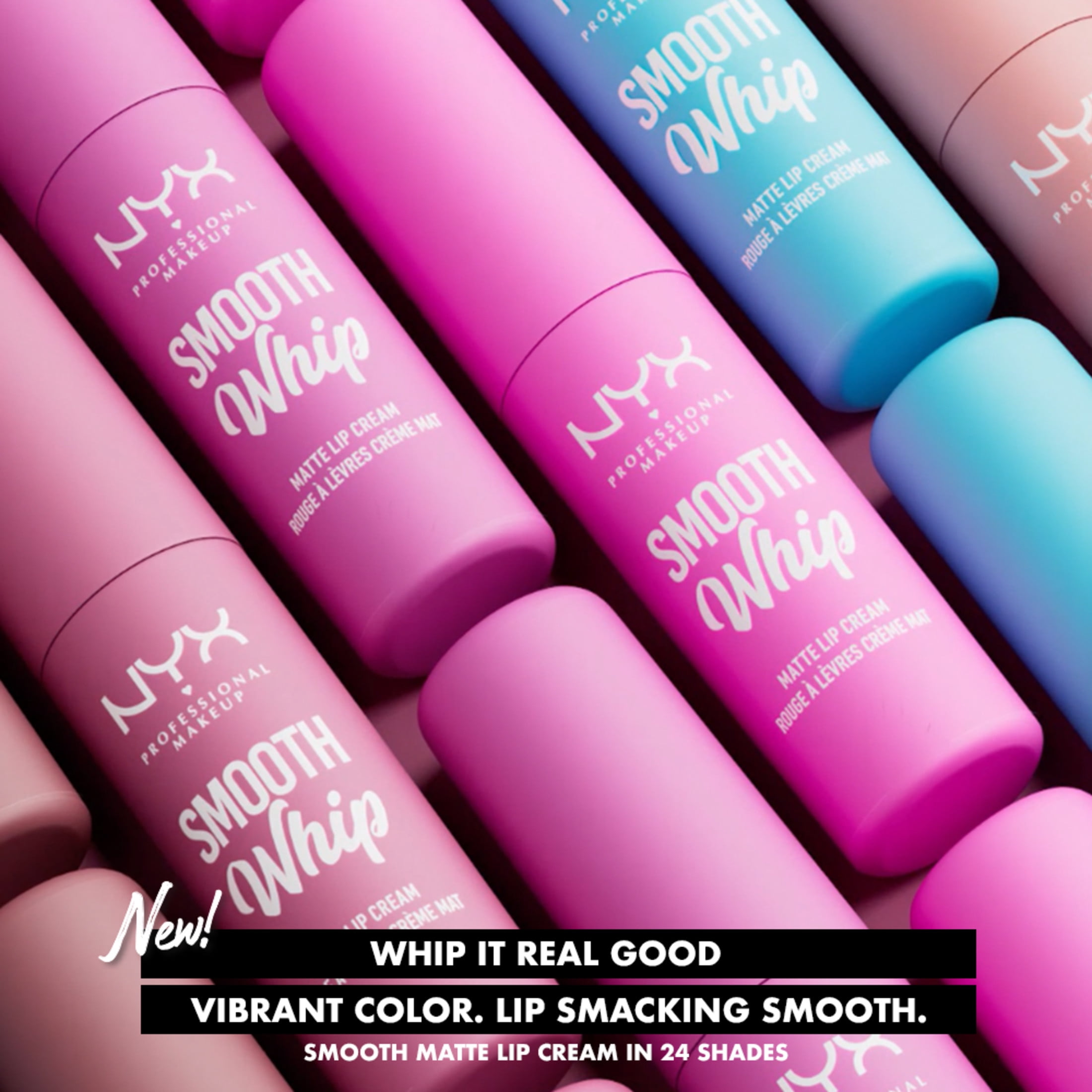 NYX Professional Makeup Smooth Whip Matte Lip Cream, Full-Coverage Long-Lasting Formula (Beige, 0.13 fl oz) wqyi9
