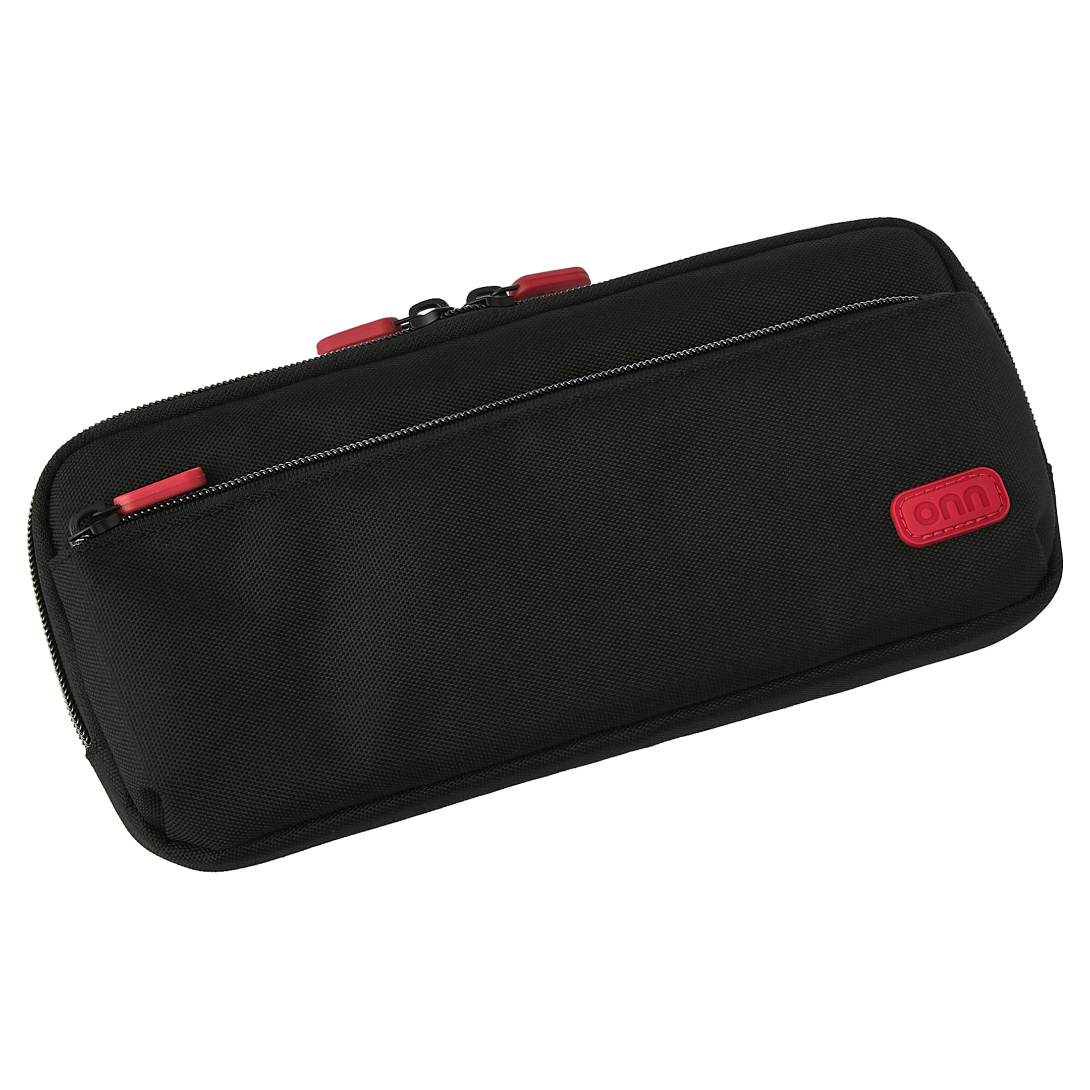 onn Soft Carrying Case for Nintendo Switch, Switch OLED, and Switch Lite (Black, 10.5 in x 5 in x 2 in) 506ao