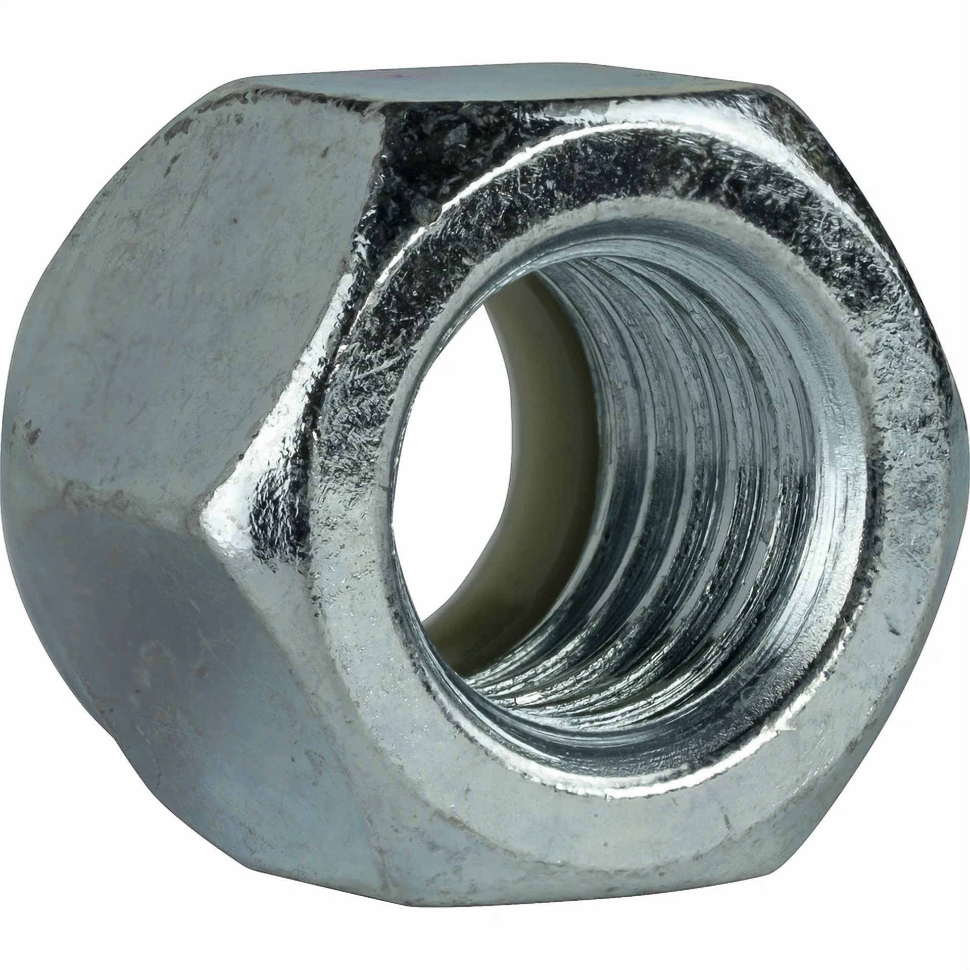 Knack #8-32 Nylon Insert Hex Lock Nuts, Grade 2 Zinc Plated Steel (100 Pack) gxpfp