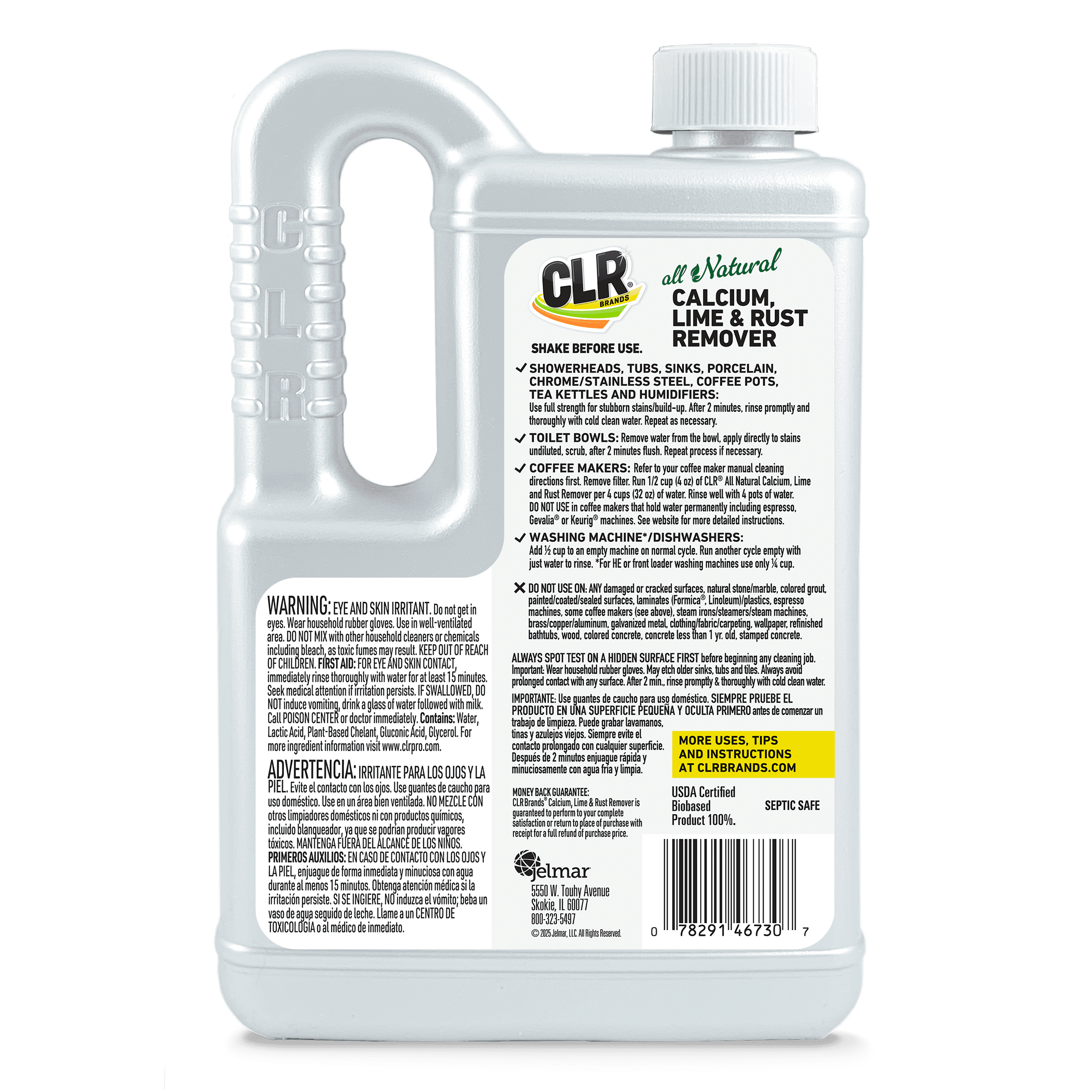 CLR Calcium Lime and Rust Remover, Multi-Purpose Household Cleaner (28 oz) kqezz