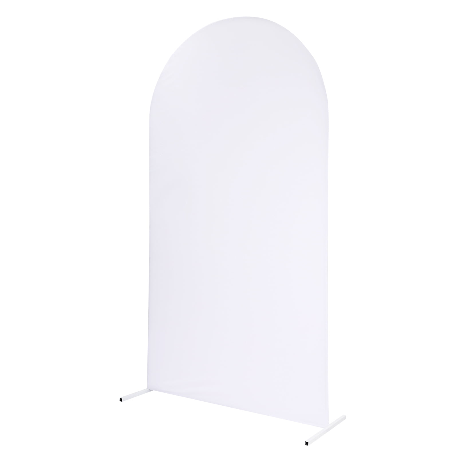Generic Balloon Arch Frame Kit Wedding Backdrop Stand with Cloth Cover (White, 47.28 in x 19.68 in x 86.64 in) t105b