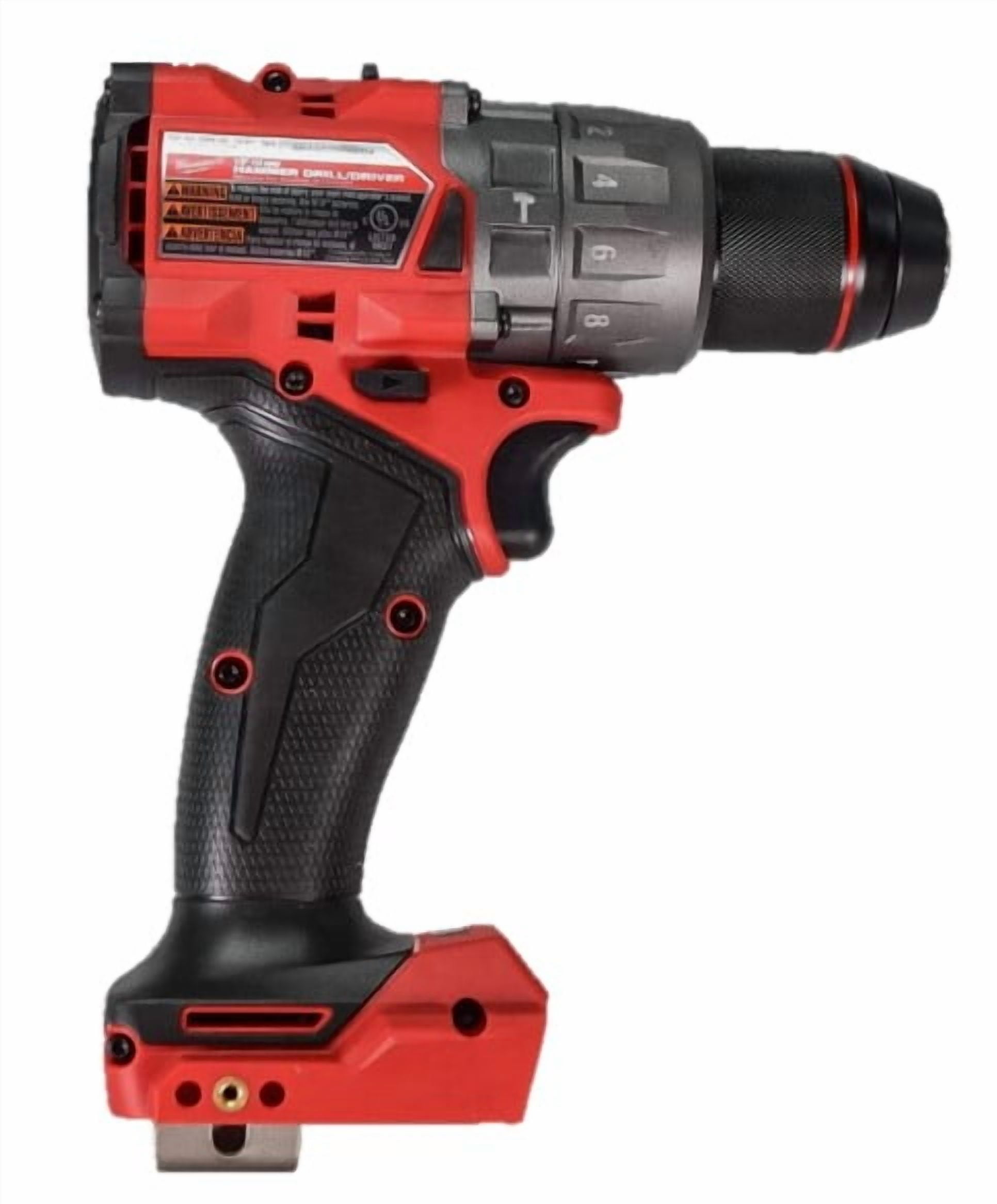 Milwaukee M18 FUEL 1/2 in Hammer Drill Driver, Brushless Cordless Power Tool (Bare Tool, 6.9 in) zgakp