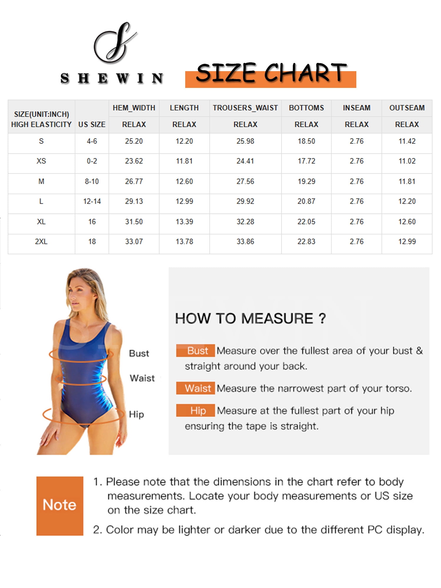 SHEWIN Womens Two Piece Bikini Set High Waist Swimsuit Beachwear (White, L) idgmr