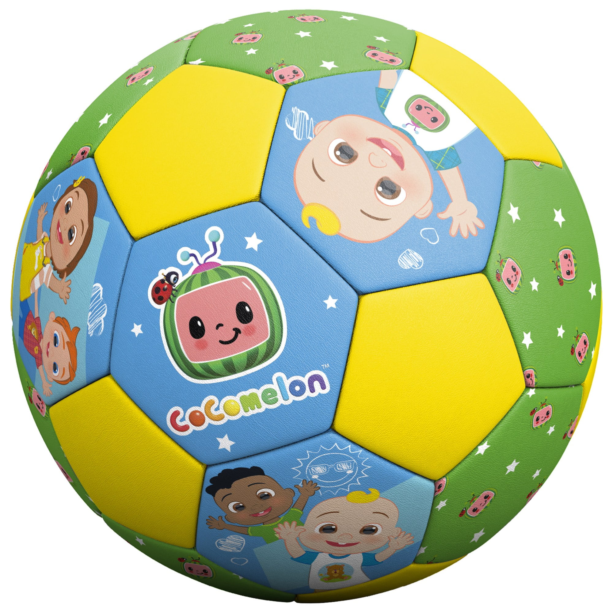 Hedstrom Cocomelon Jr. Soccer Ball Lightweight Durable PVC Sports Toy (Yellow, 7 in) 81hvr