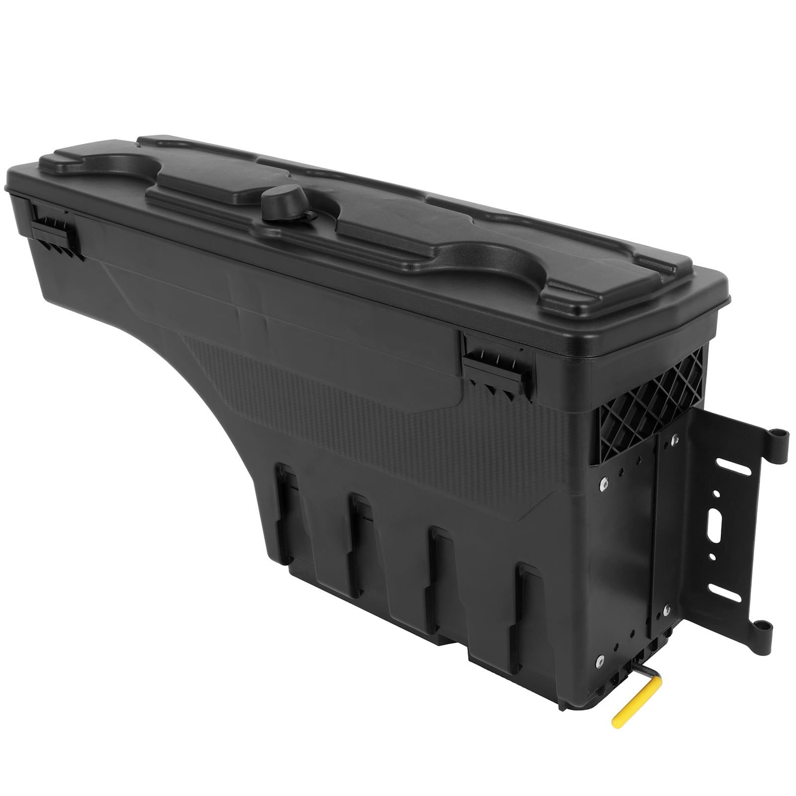 CCiYU Lockable Truck Bed Storage Tool Box Set for Jeep Gladiator 2020-2023 (Black, 2-Piece Set) 8pp0n
