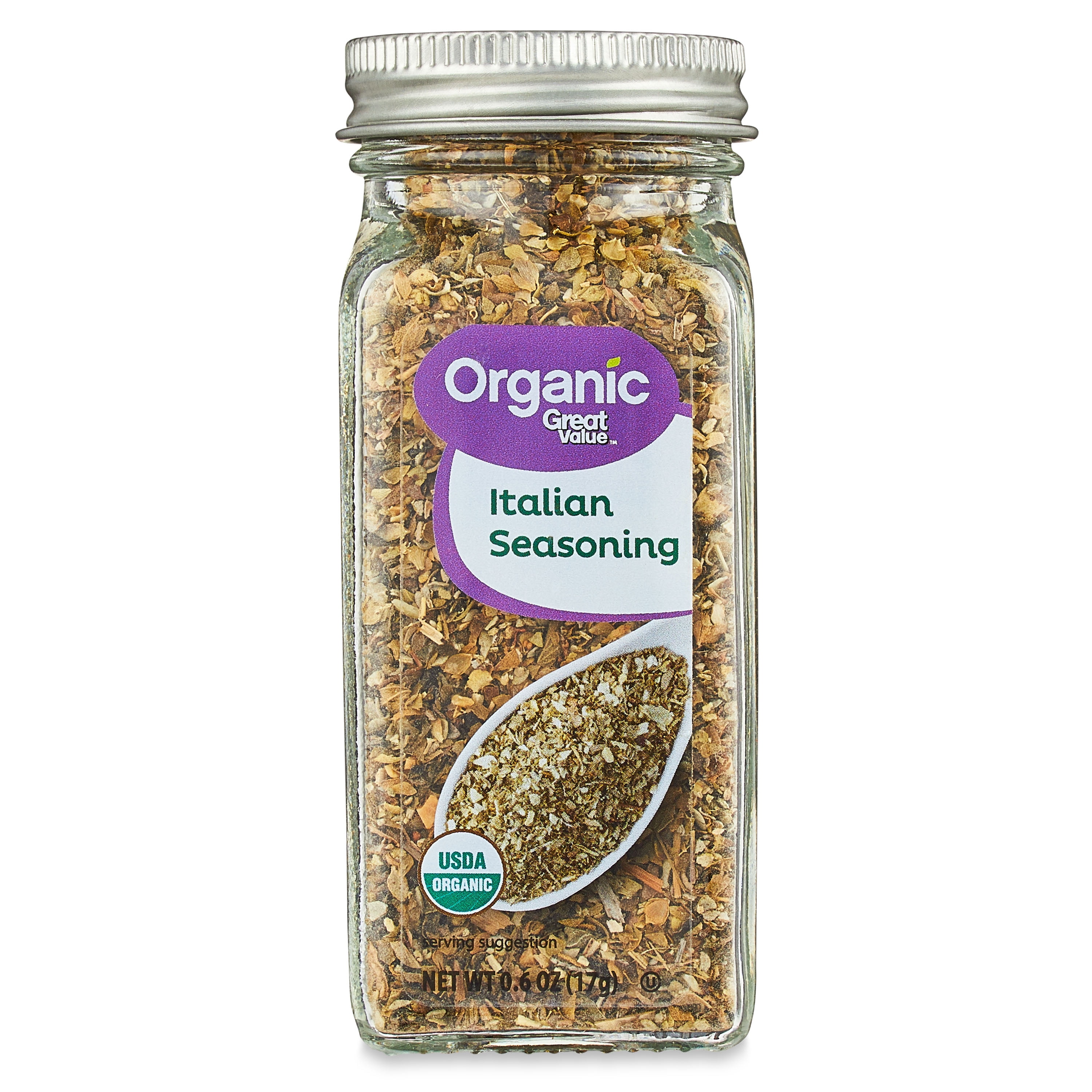 Great Value Organic Italian Seasoning (Dried Herb Blend, 0.6 oz) asrl6
