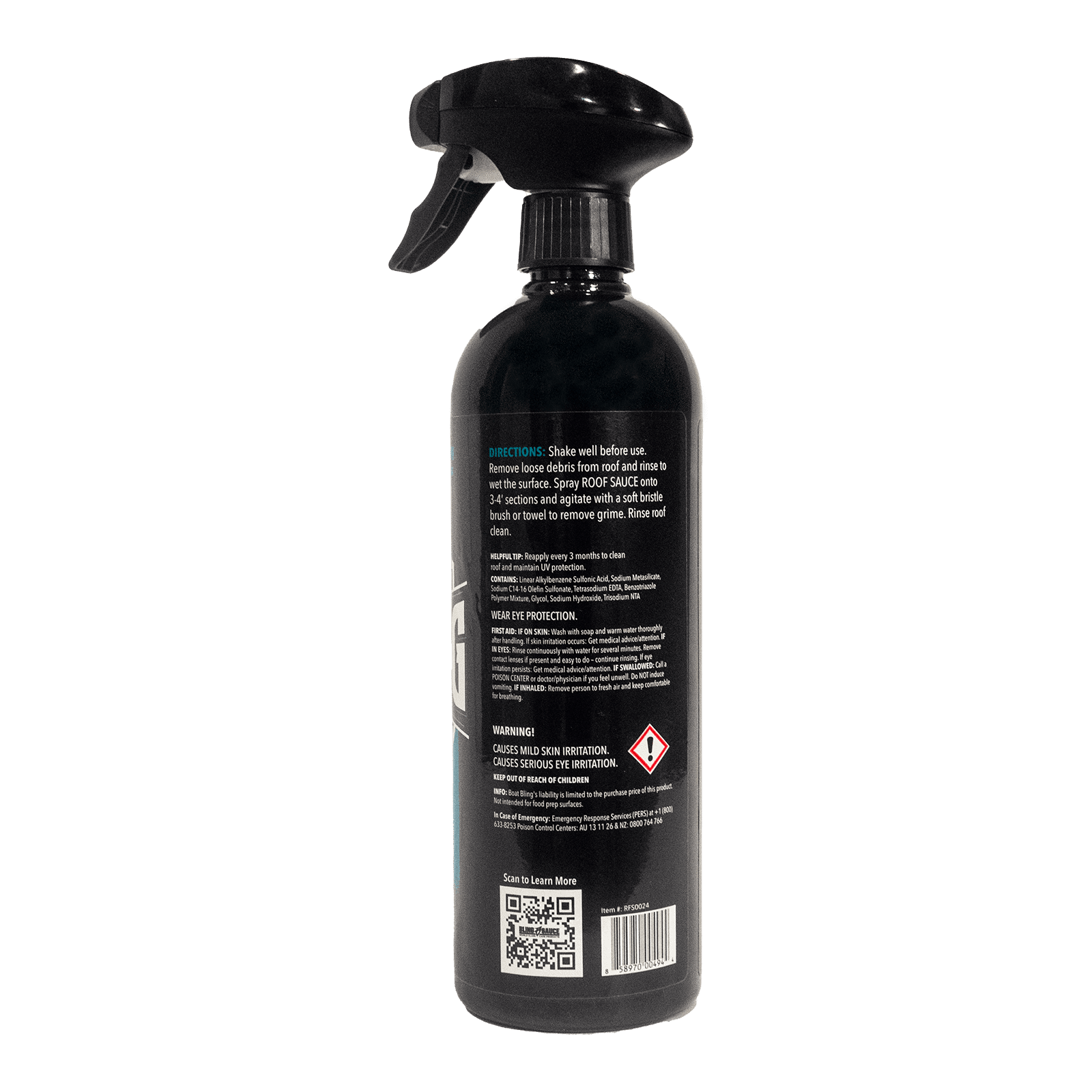 Boat Bling Roof Sauce RV & Trailer Roof Cleaner (24 fl oz) 9re2k