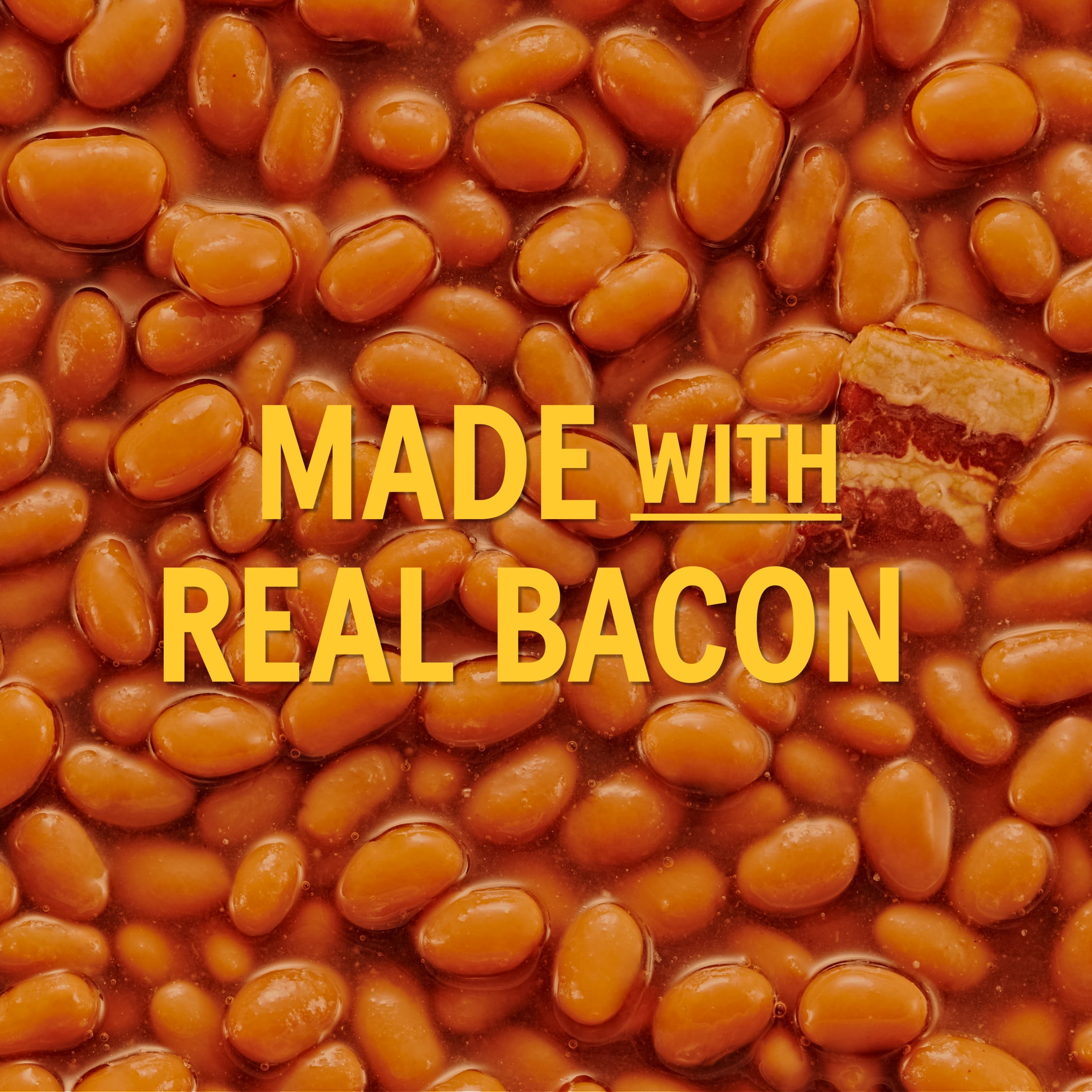BUSH'S Homestyle Baked Beans, Slow-Cooked Navy Beans with Bacon (55 oz) qwscl