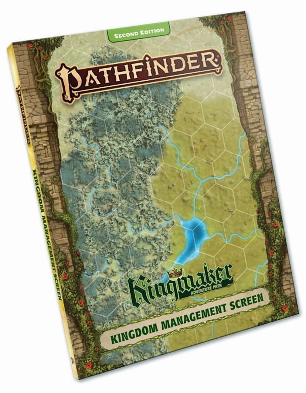 Paizo Pathfinder Kingmaker Kingdom Management Screen (Tabletop RPG Accessory, 1 Screen) 3vrav