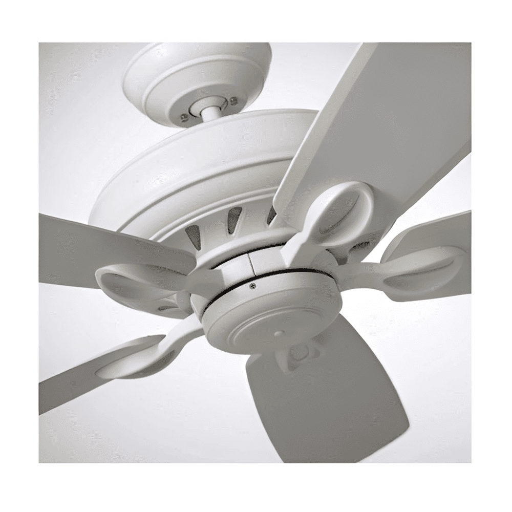 Luminance Kathy Ireland Home Penbrooke Eco Ceiling Fan with 6-Speed Wall Control (Satin White, 60 in) t7p6x