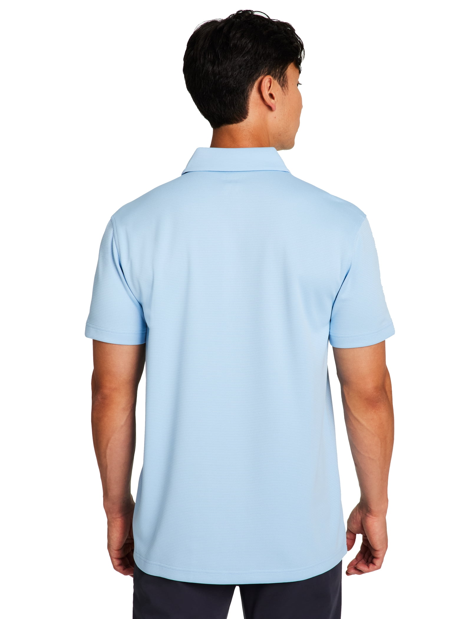 Reebok Men's Performance Polo Shirt Moisture-Wicking Active Golf Top (Blue, XS) 614iz