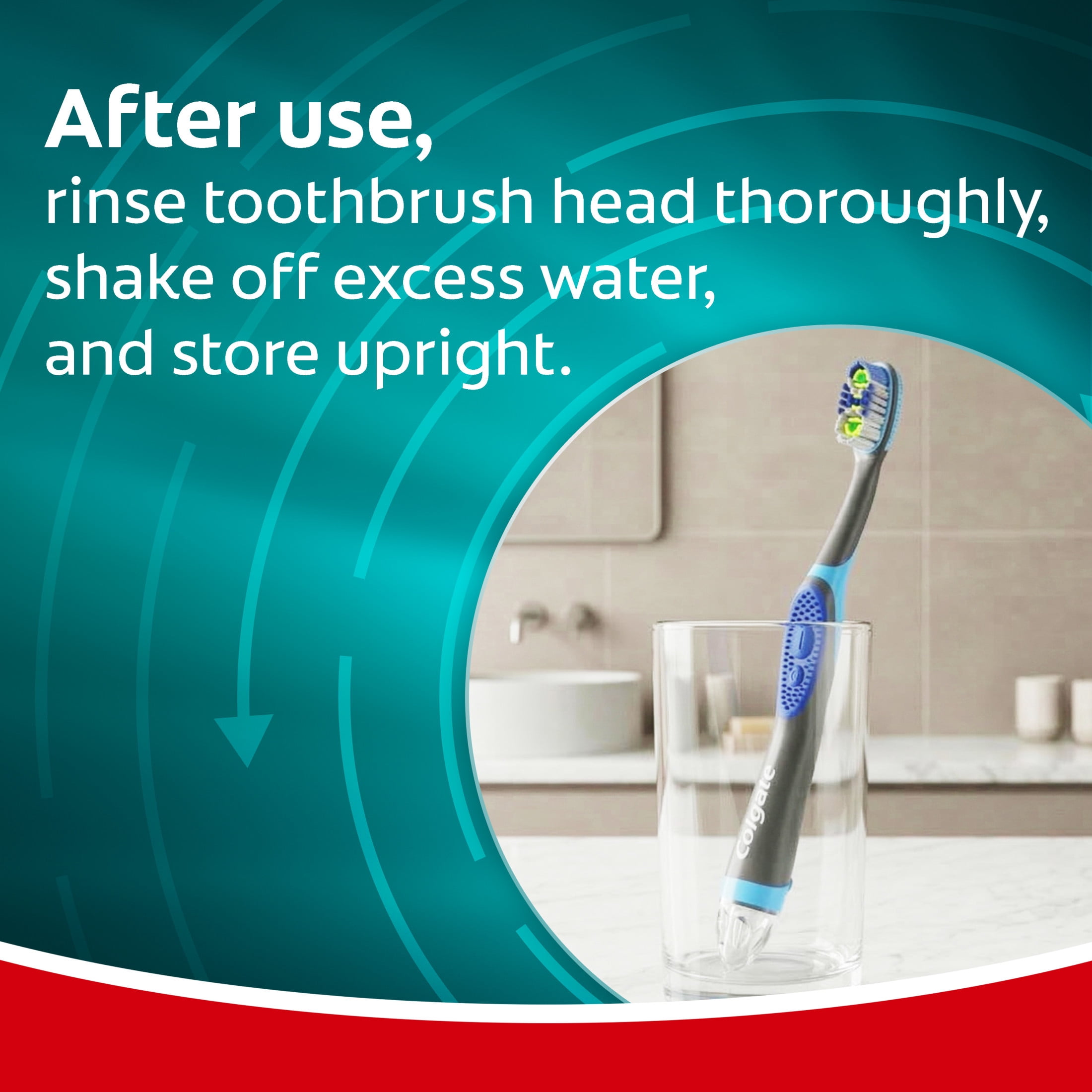 Colgate 360 Vibrate Deep Clean Battery Powered Electric Toothbrush with Soft Bristles (Blue, 1 Pack) 9x91z