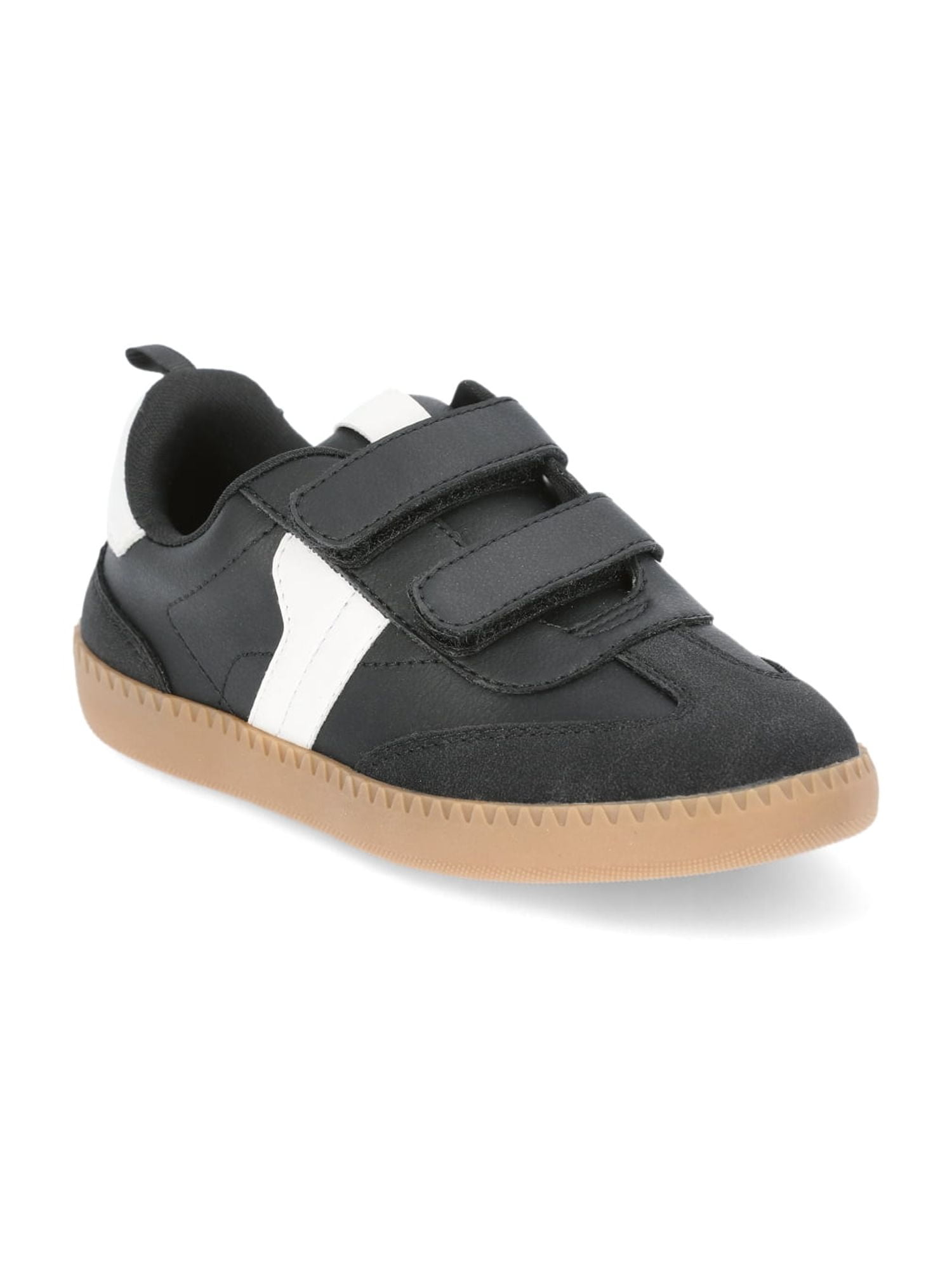 Wonder Nation Toddler Sport Sneakers Lightweight Athletic Shoes (Black, 6 Toddler) dwlnv