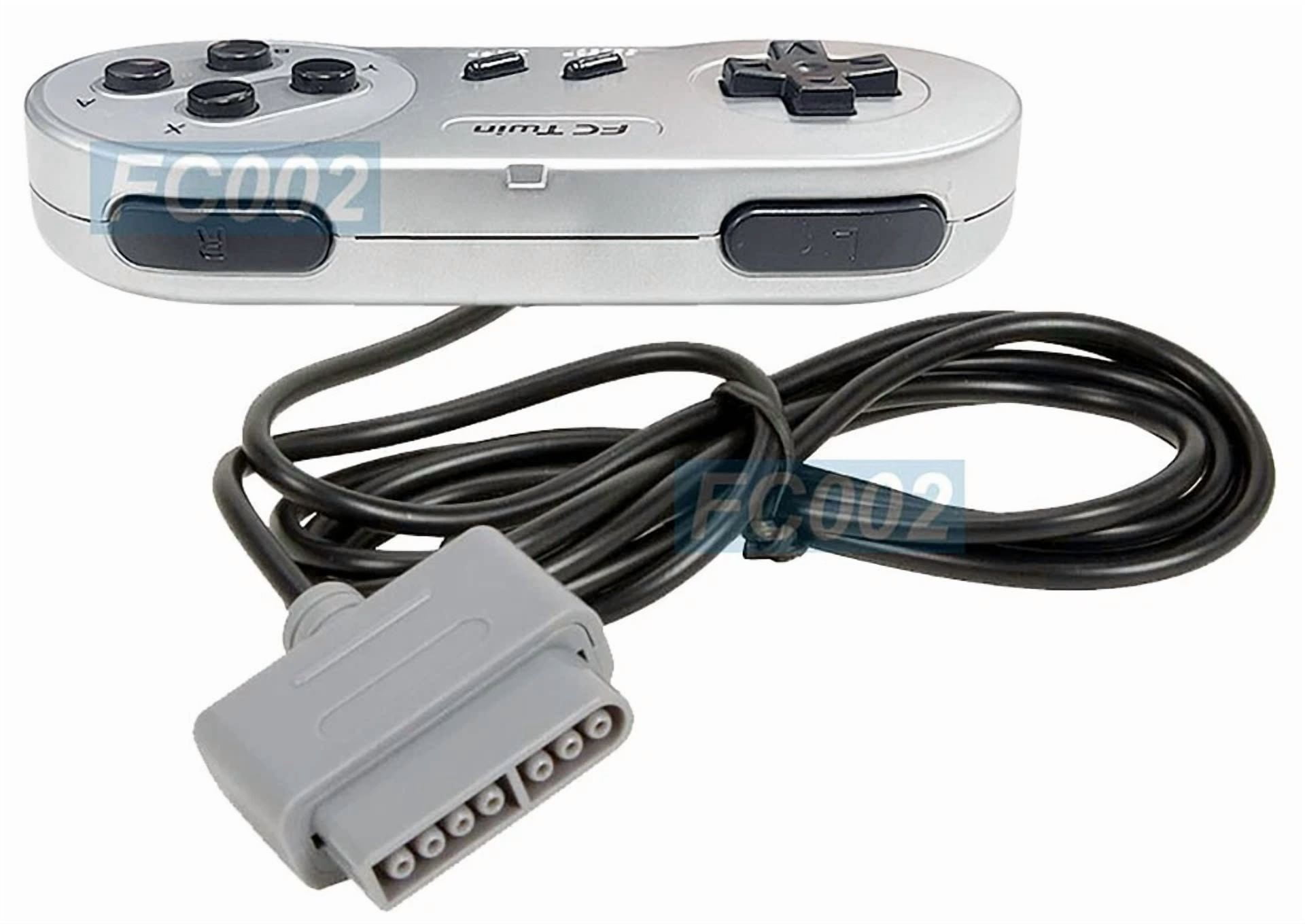 Knack Super Nintendo FC-Twin Replacement Gamepad Controller (Black, 1 Pack) tmwqi