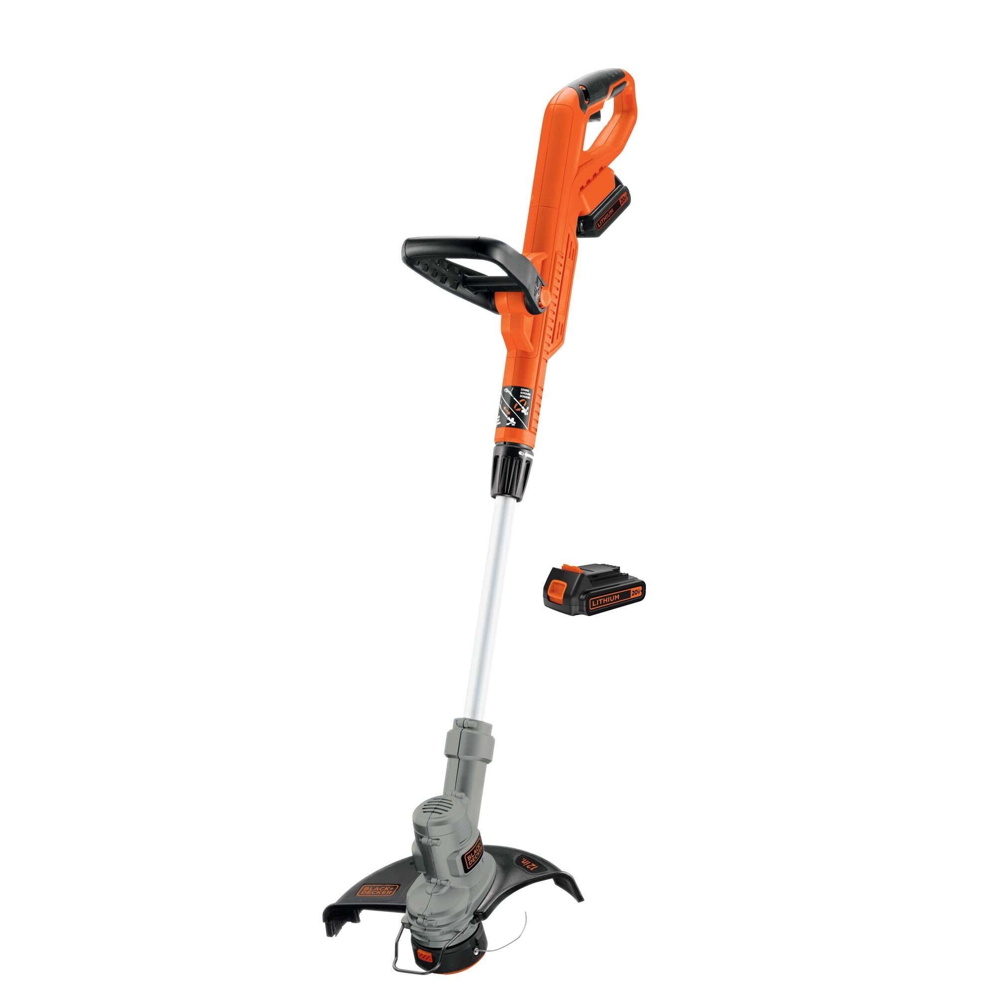 BLACK+DECKER 20V MAX Cordless String Trimmer and Edger (Black, 12 in) szjii