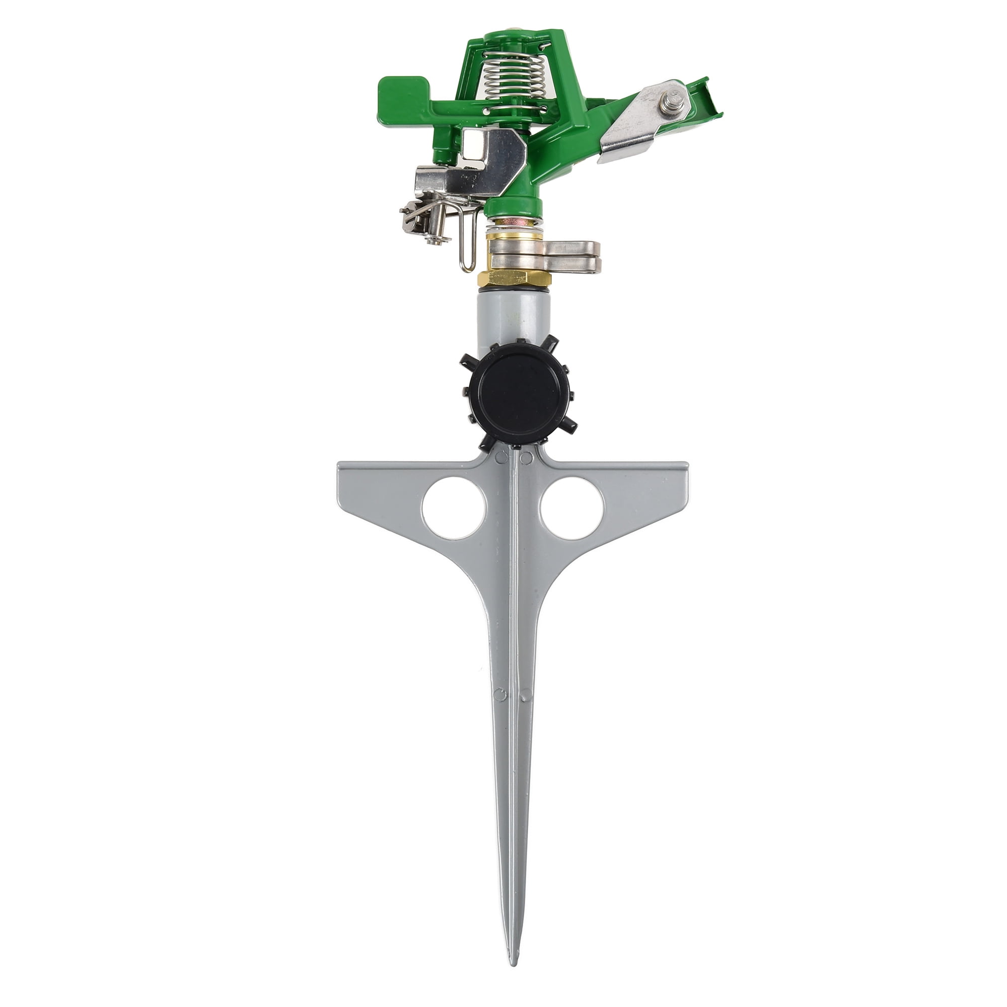 Expert Gardener Pulsating Spike Lawn Sprinkler (Heavy-Duty Metal, 5600 sq ft Coverage) yjwow