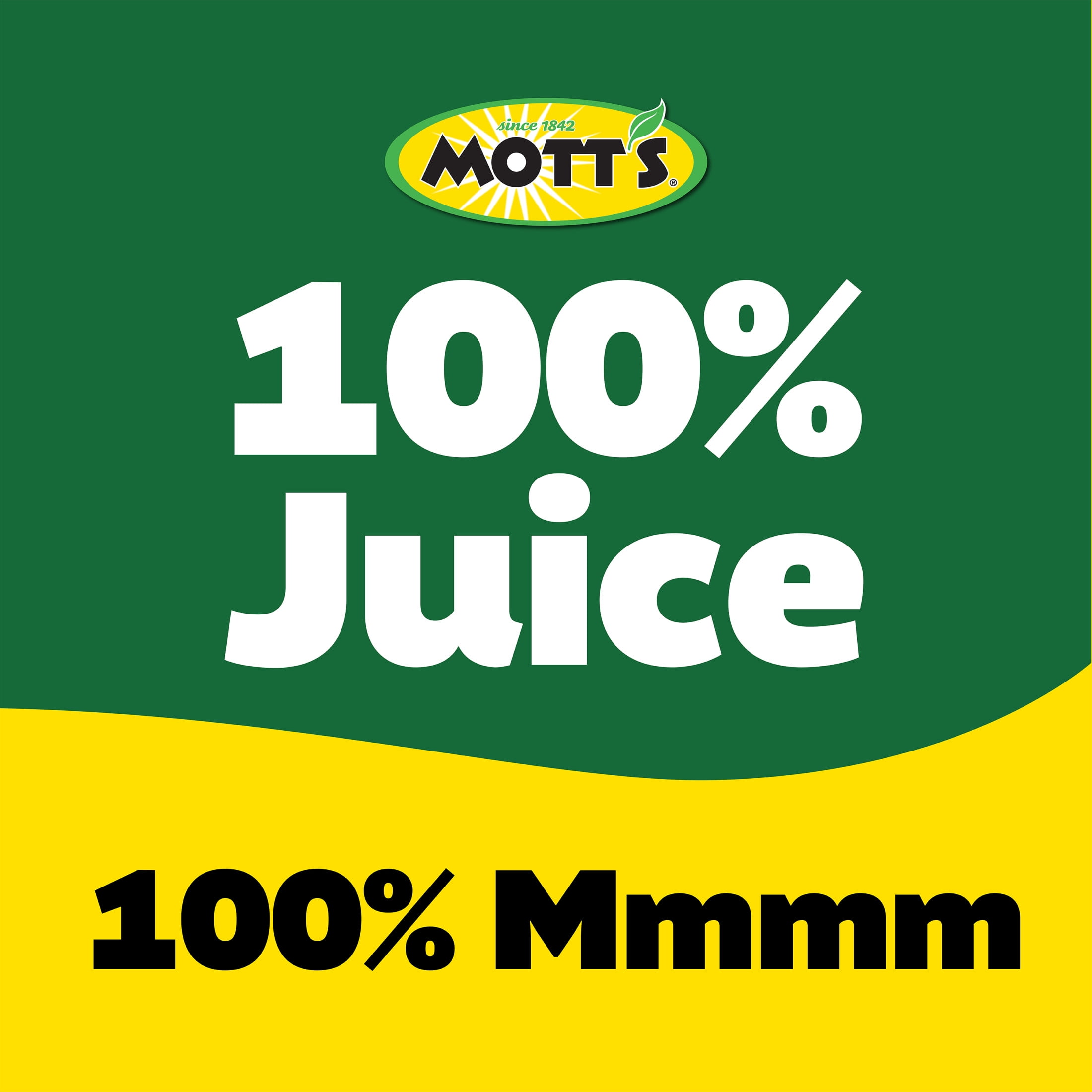 Mott's Original Apple Juice, 100% Fruit Juice, Refreshing & Natural (4 Pack, 128 fl oz) 68mki