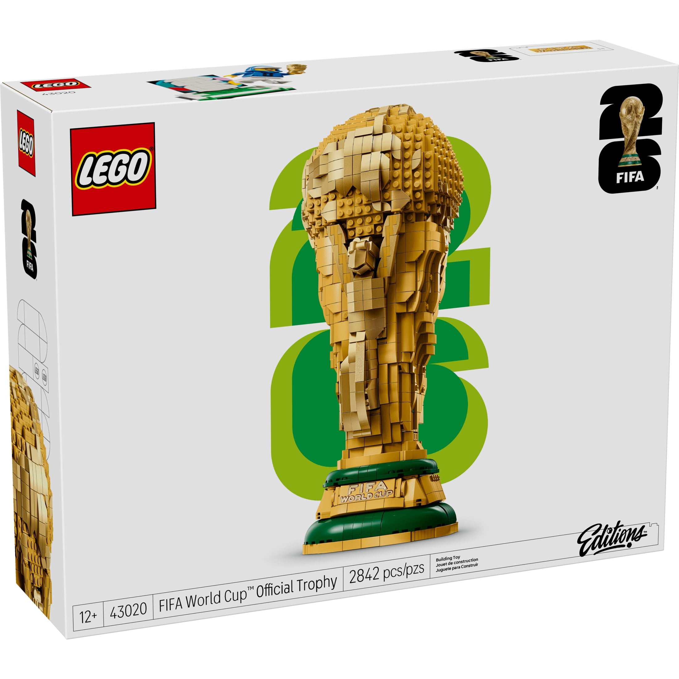 LEGO FIFA World Cup Official Trophy Building Set (Collectible Display Model, 2842 Pieces, 14.5 in) oo5ll