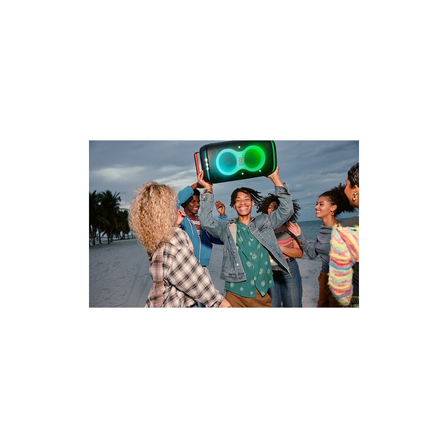 JBL PartyBox Club 120 Portable Bluetooth Speaker with Pro Sound and Dynamic Lightshow (Black) rszvf