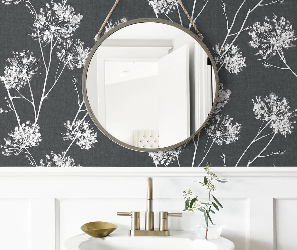 NextWall One O'Clocks Peel and Stick Wallpaper (20.5 in. x 18 ft.) i4zpe
