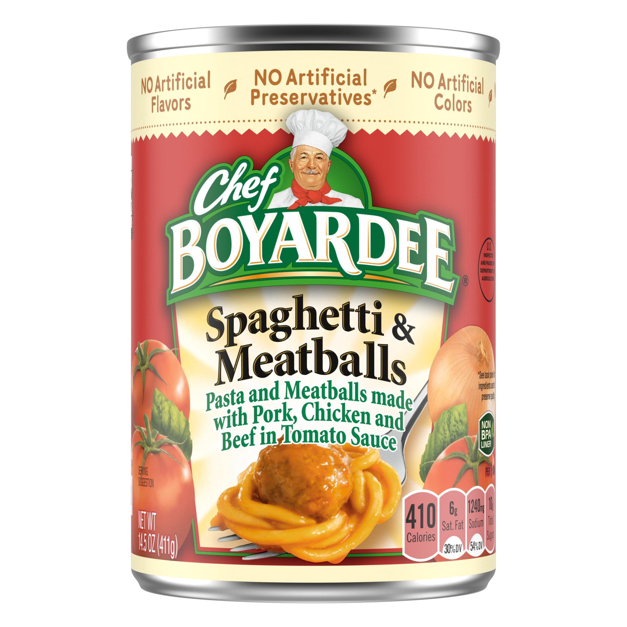 Chef Boyardee Spaghetti and Meatballs in Tomato Sauce (14.5 oz) 44vwe
